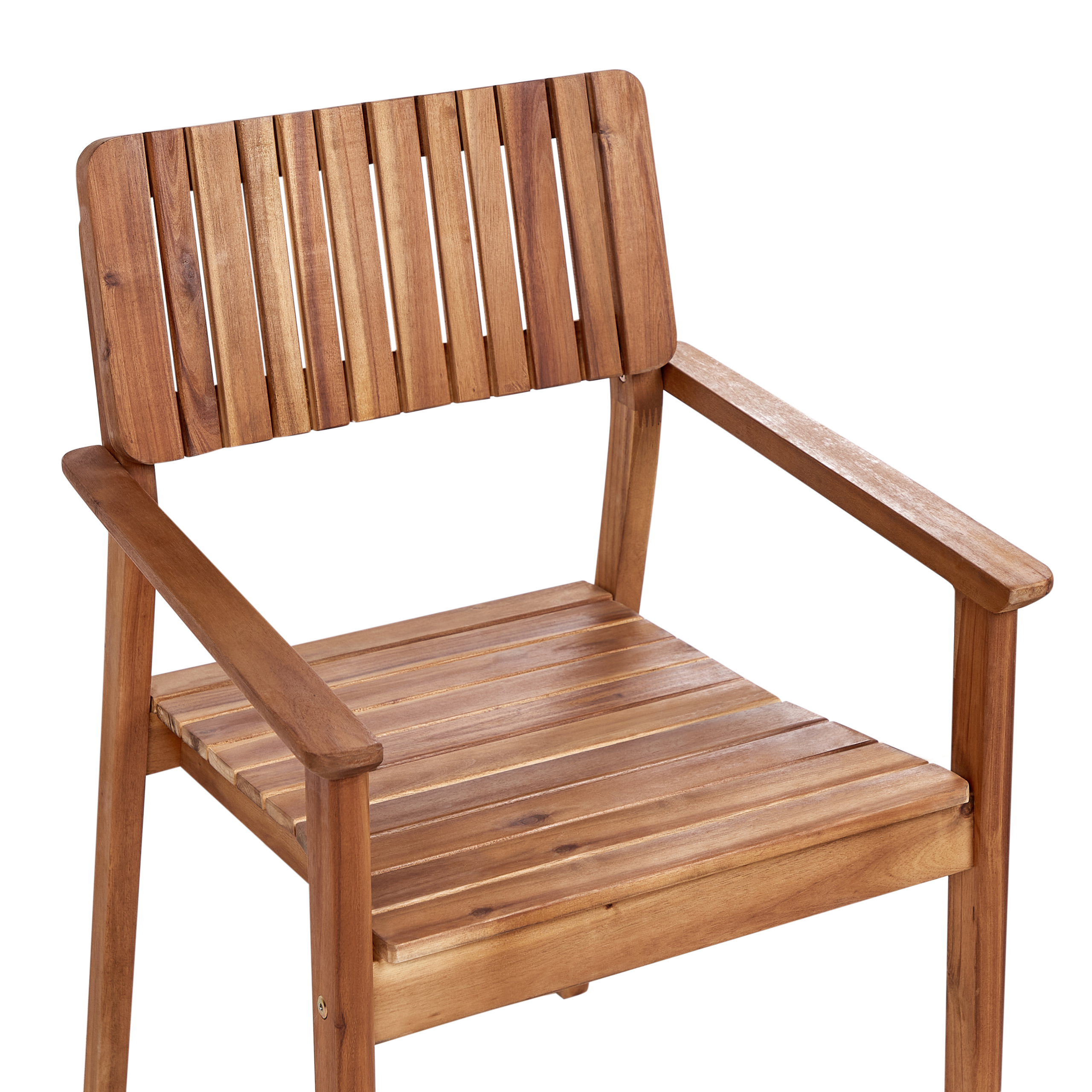 Set of 2 garden chairs AGELLO Acacia Wood Brown [7]