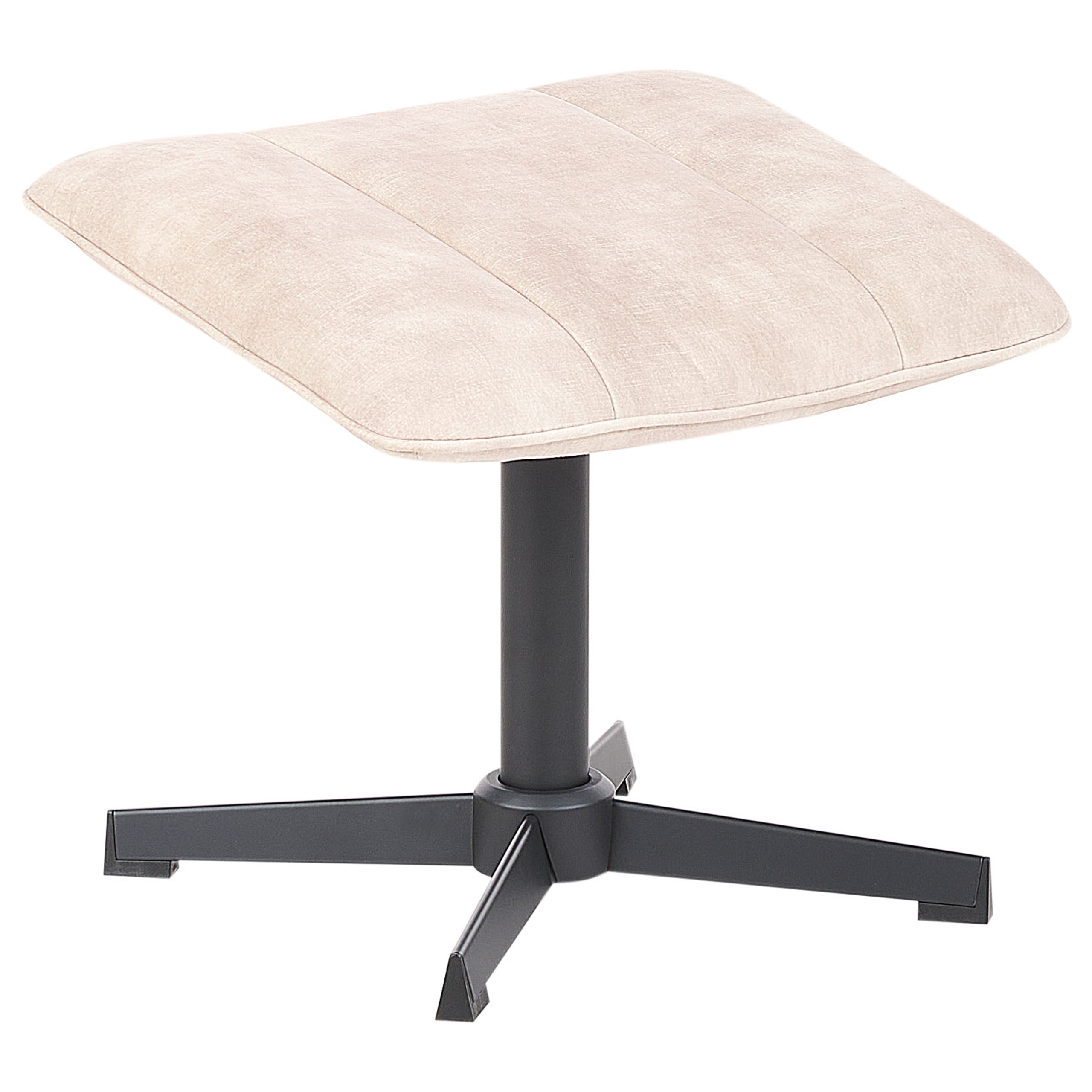 Fotoliu rotativ LIA cu taburet Catifea Bej [7]