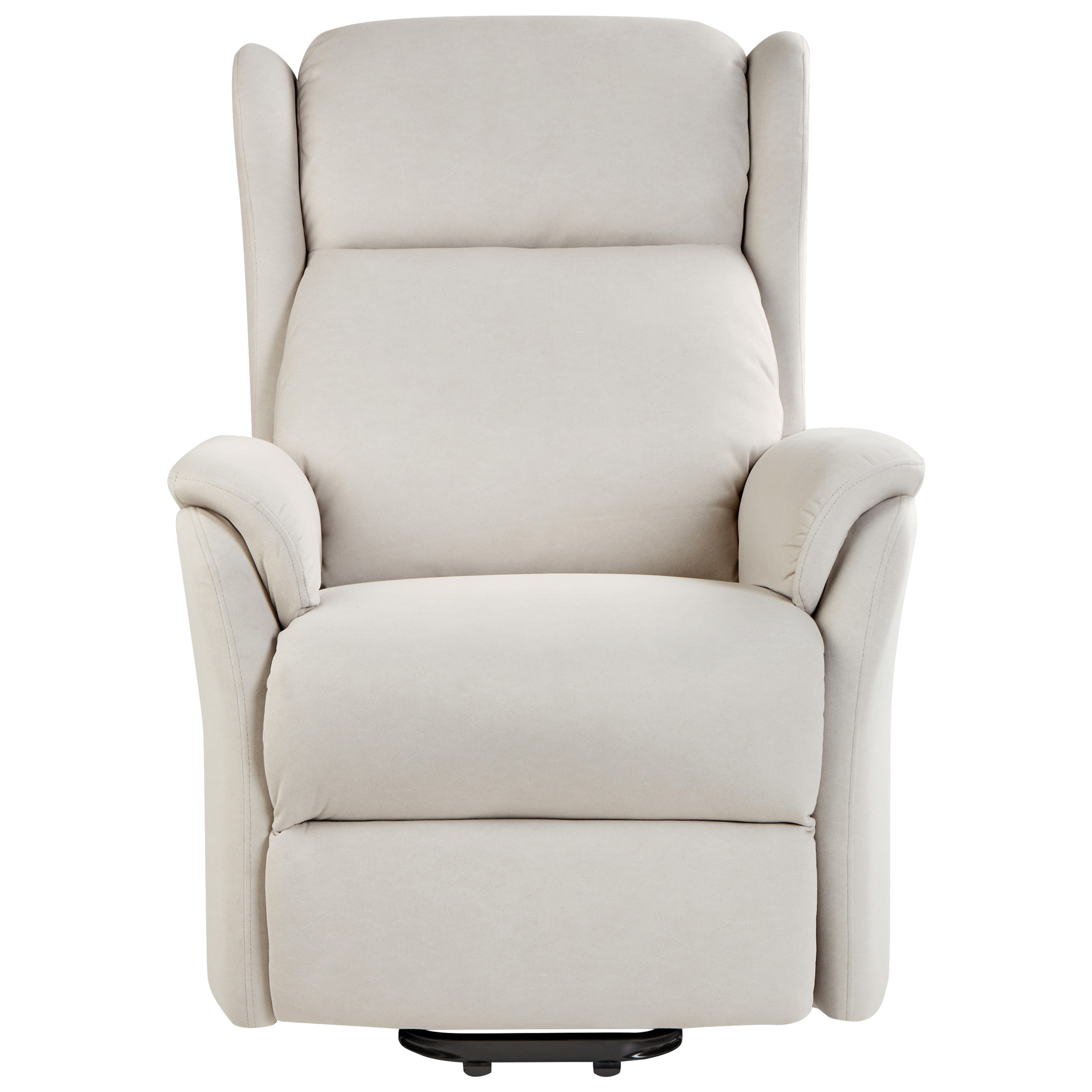 ELEGY Electric Recliner Armchair Retractable Footrest Light Beige [5]