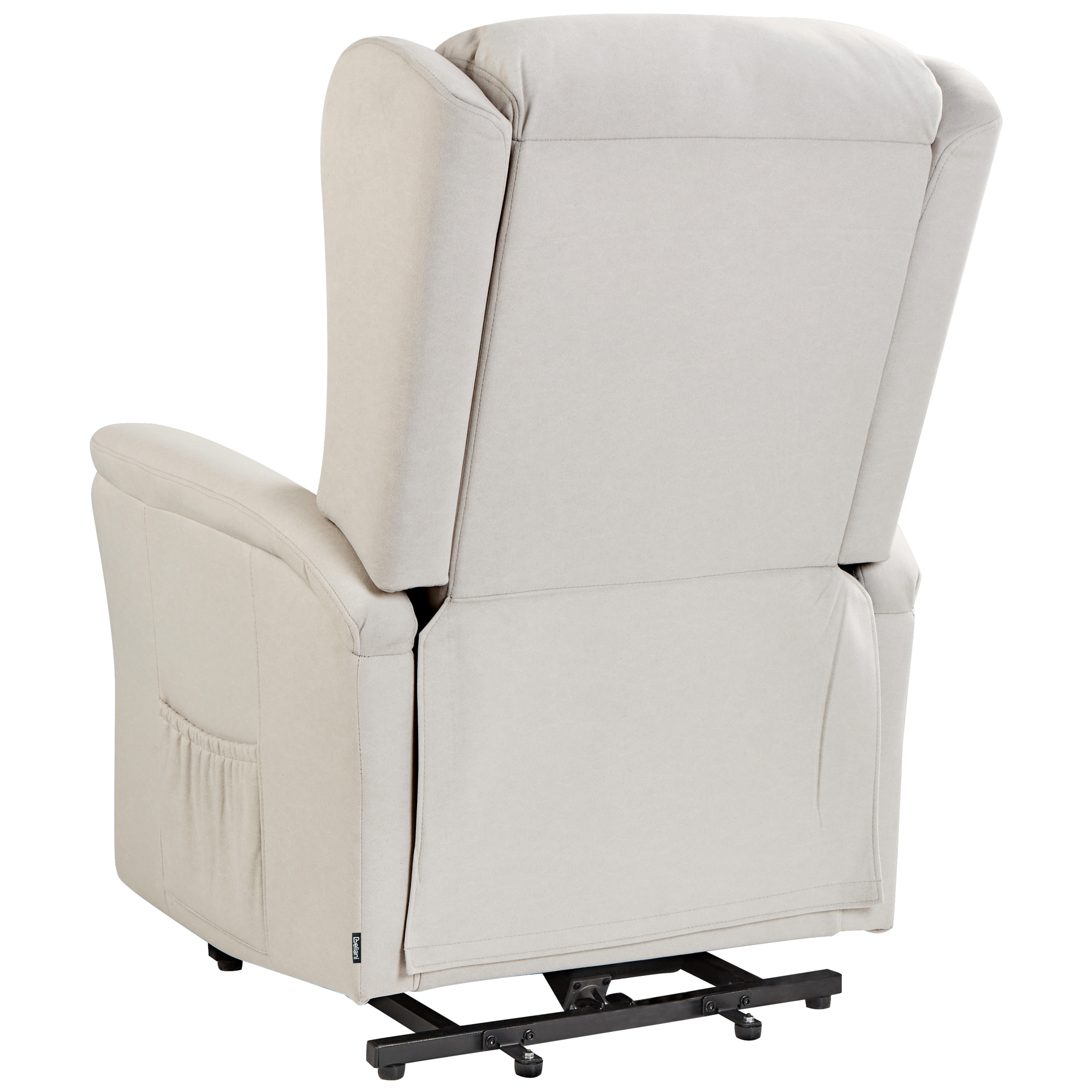 ELEGY Electric Recliner Armchair Retractable Footrest Light Beige [6]