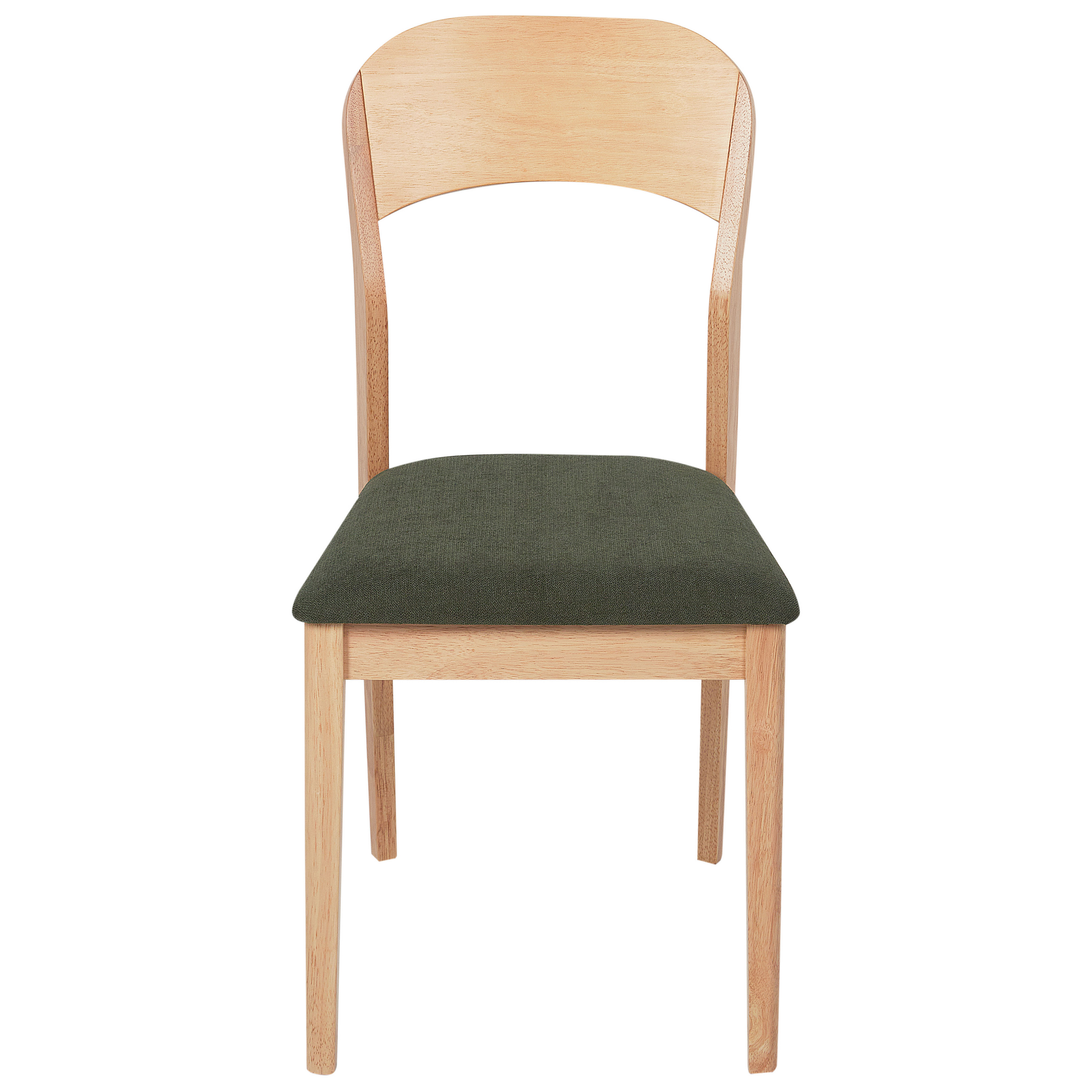 Set of 2 dining chairs ALVIN Wood Light brown [5]