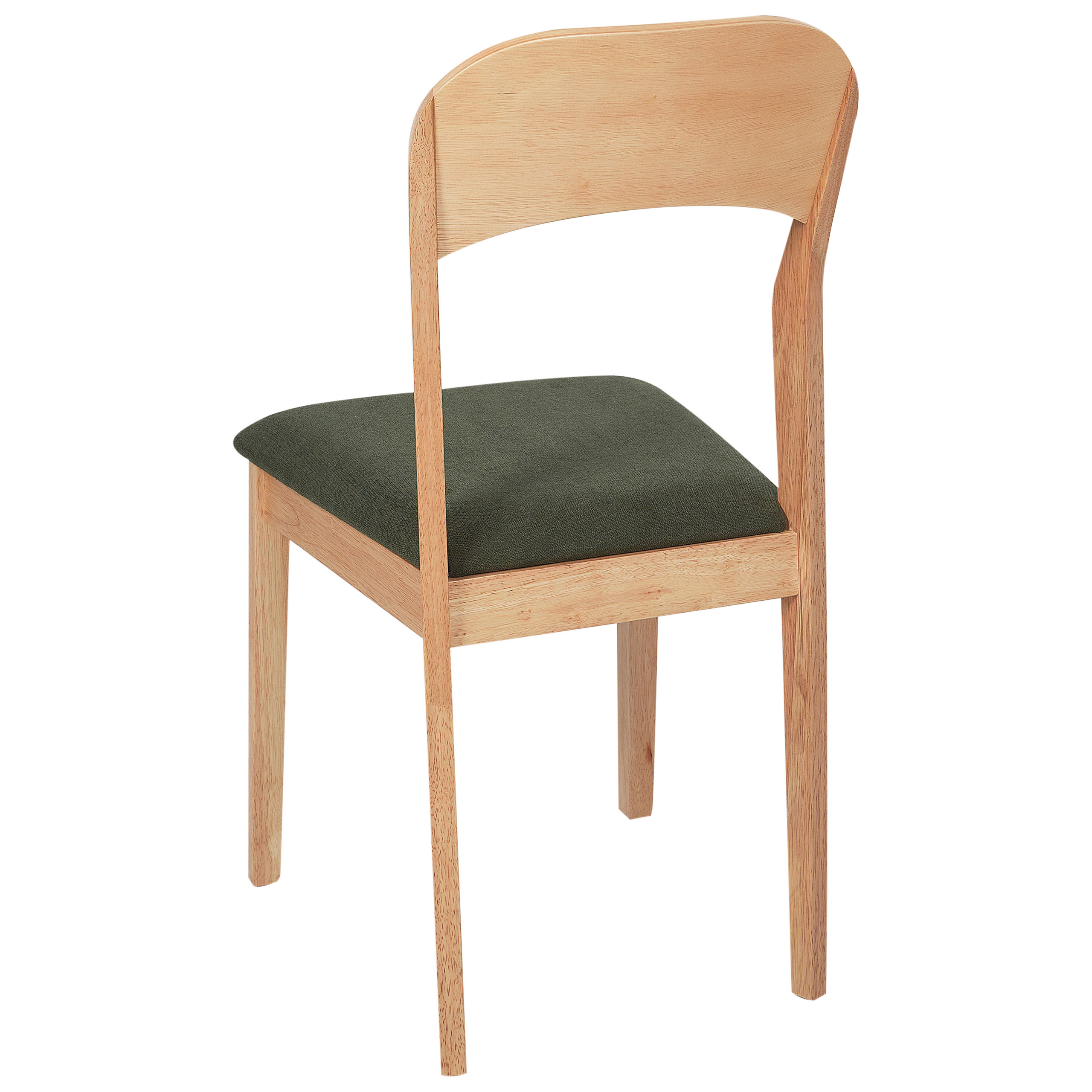 Set of 2 dining chairs ALVIN Wood Light brown [6]