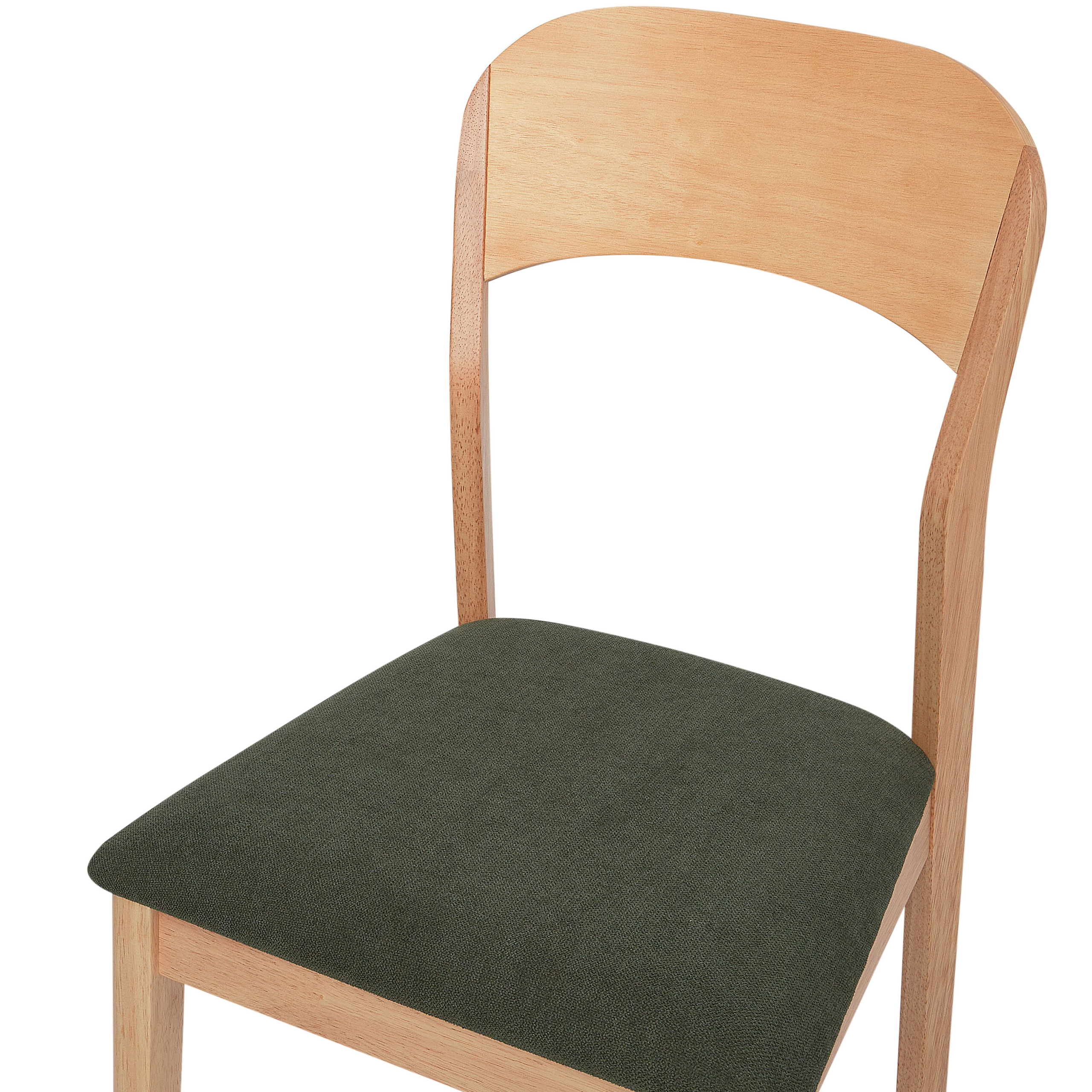 Set of 2 dining chairs ALVIN Wood Light brown [7]