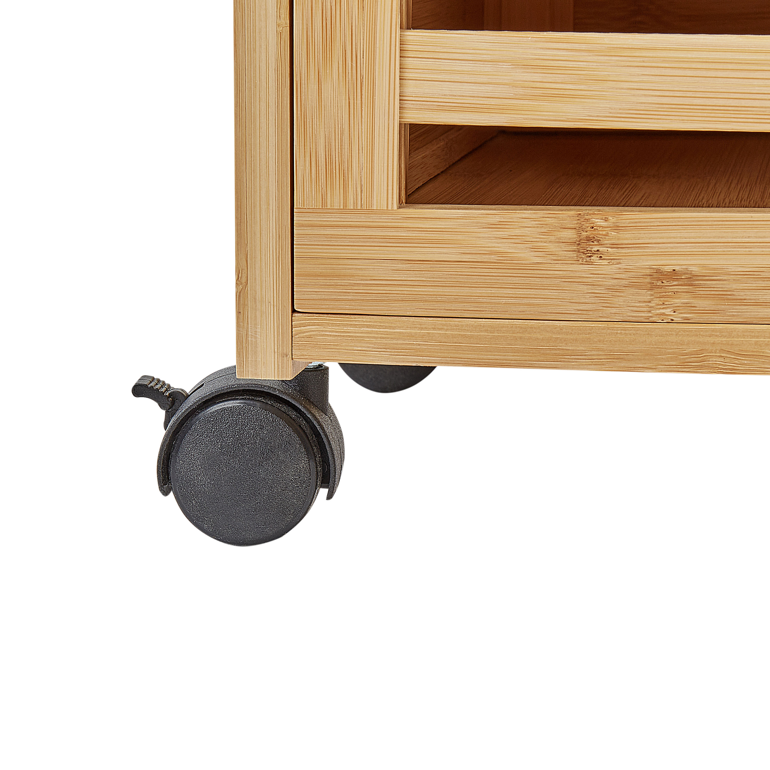 Bathroom Cabinet SHAWNEE Bamboo Wood 32 cm Light Brown [8]