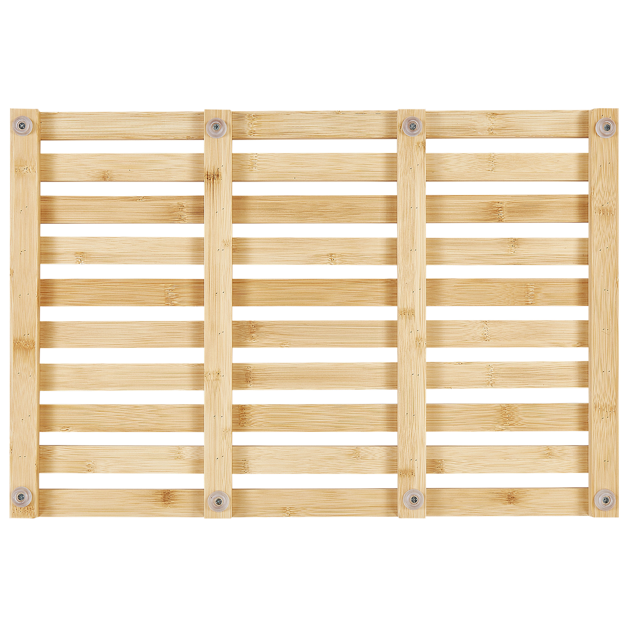 Covoraș de baie BARTOW Maro deschis 53 x 36 cm Lemn de bambus [4]