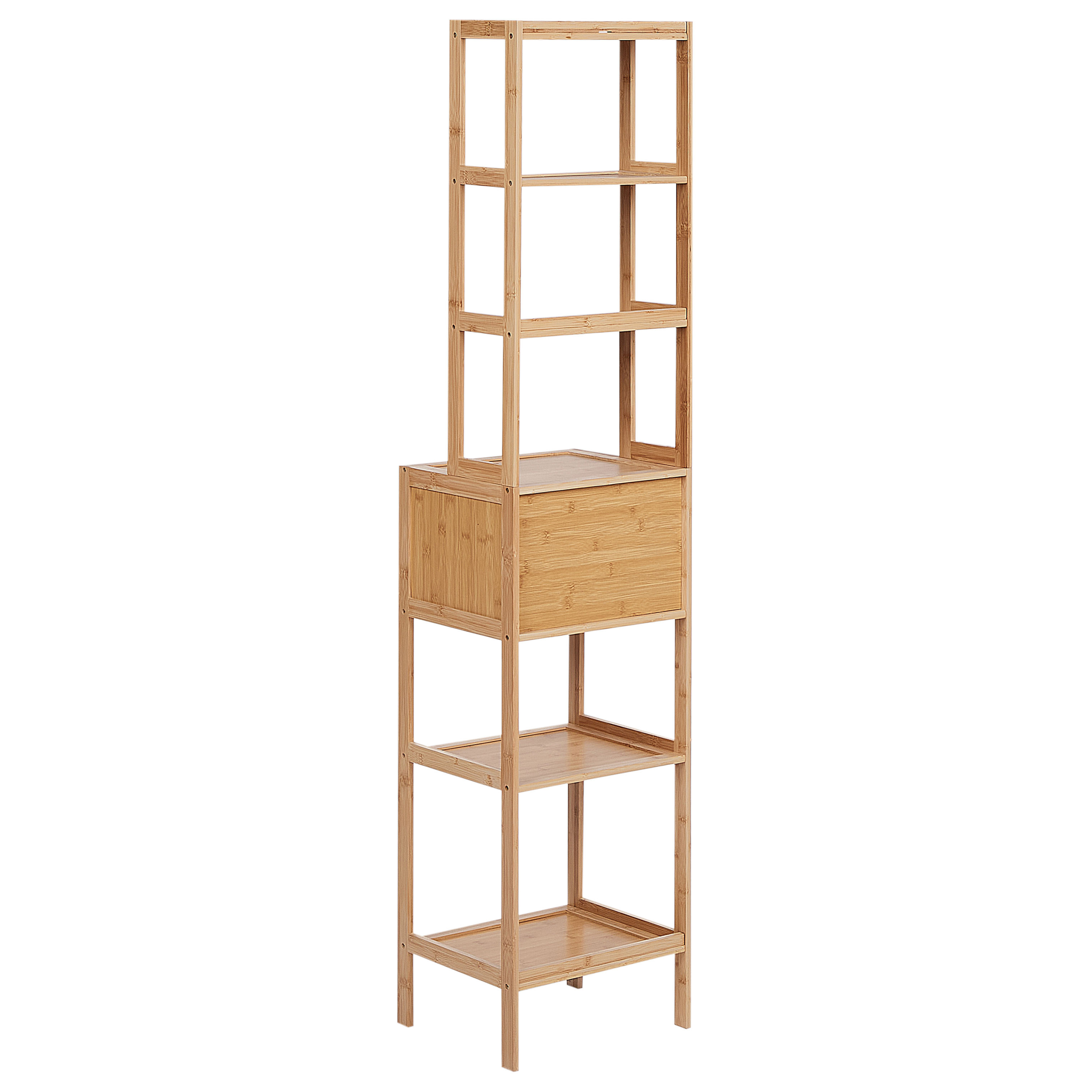 Shelving Unit LEHI Bamboo Wood Light Brown [5]