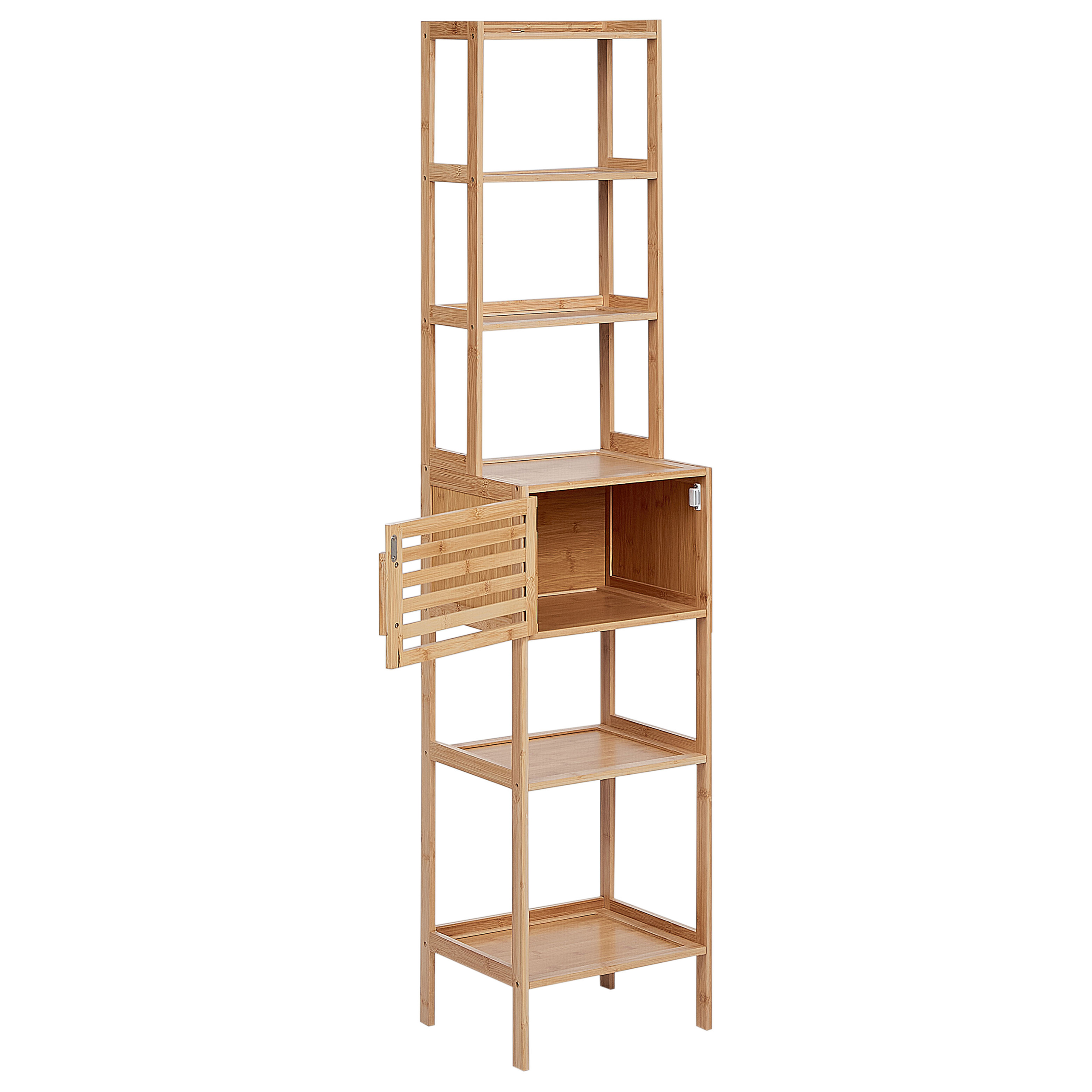 Shelving Unit LEHI Bamboo Wood Light Brown [6]