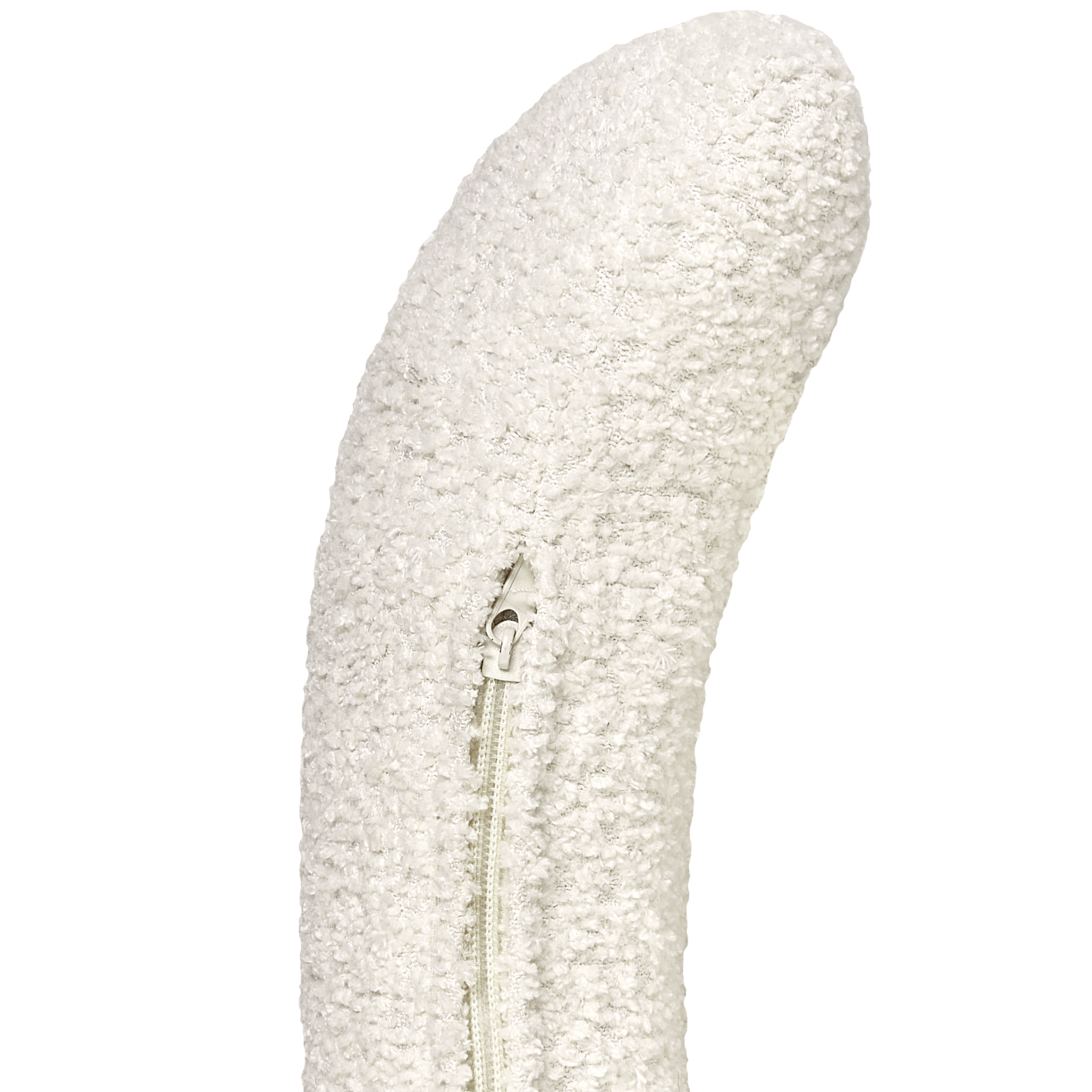 Fotoliu MAKELA Boucle Alb-murdar [9]