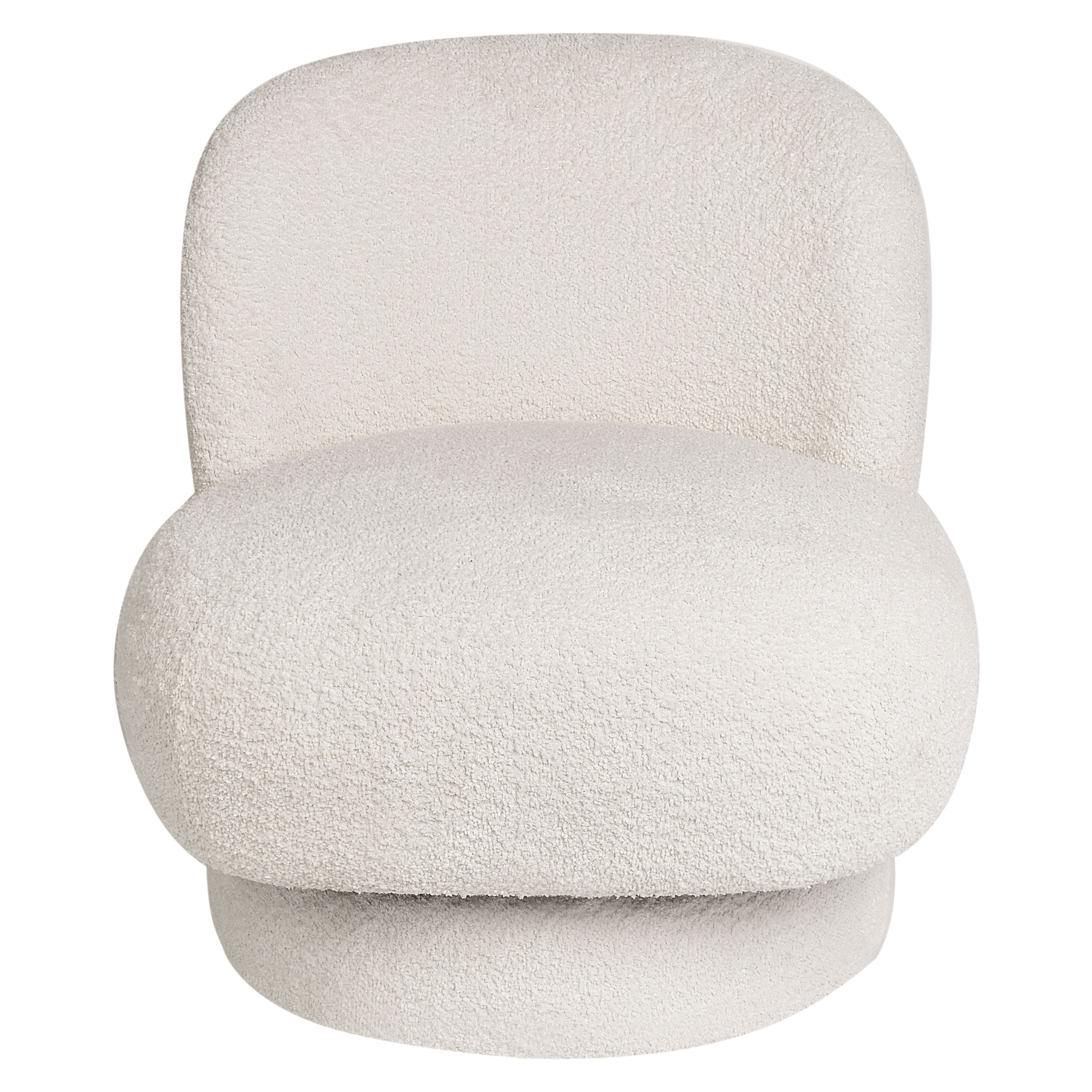 AYLO Swivel Armchair Boucle Off-white [5]