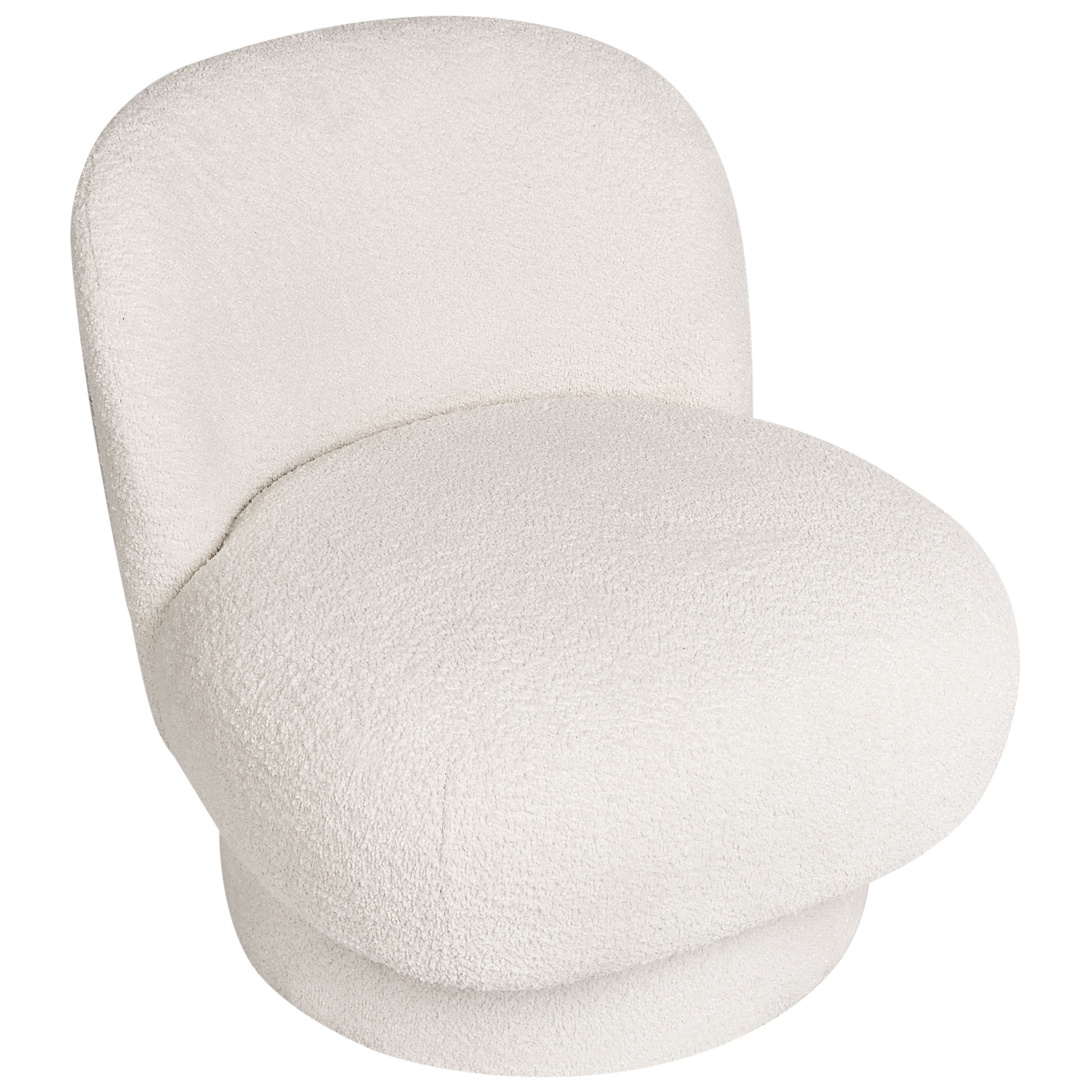 AYLO Swivel Armchair Boucle Off-white [7]