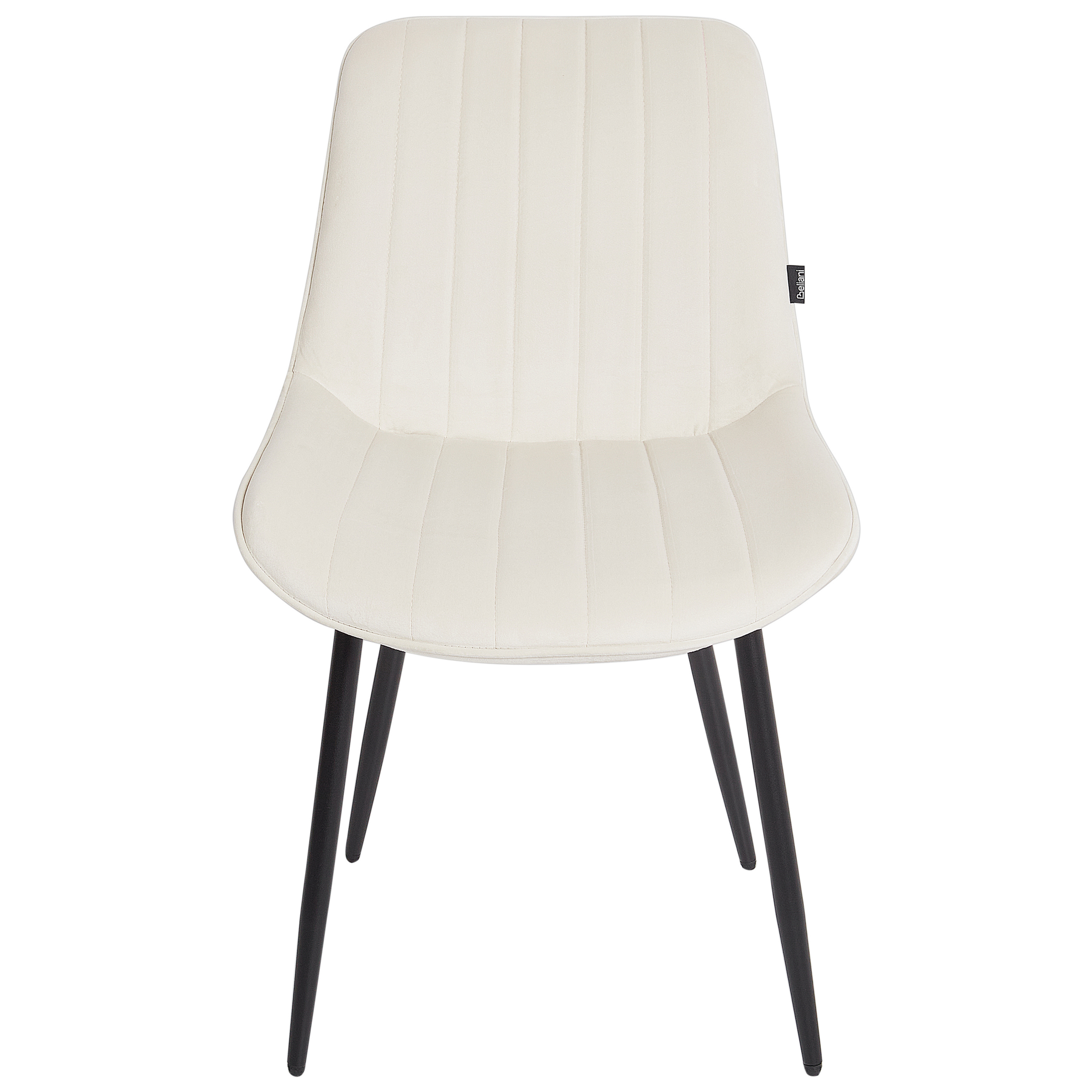 Set de 2 scaune dining DUBROVNIK Catifea Bej deschis [5]