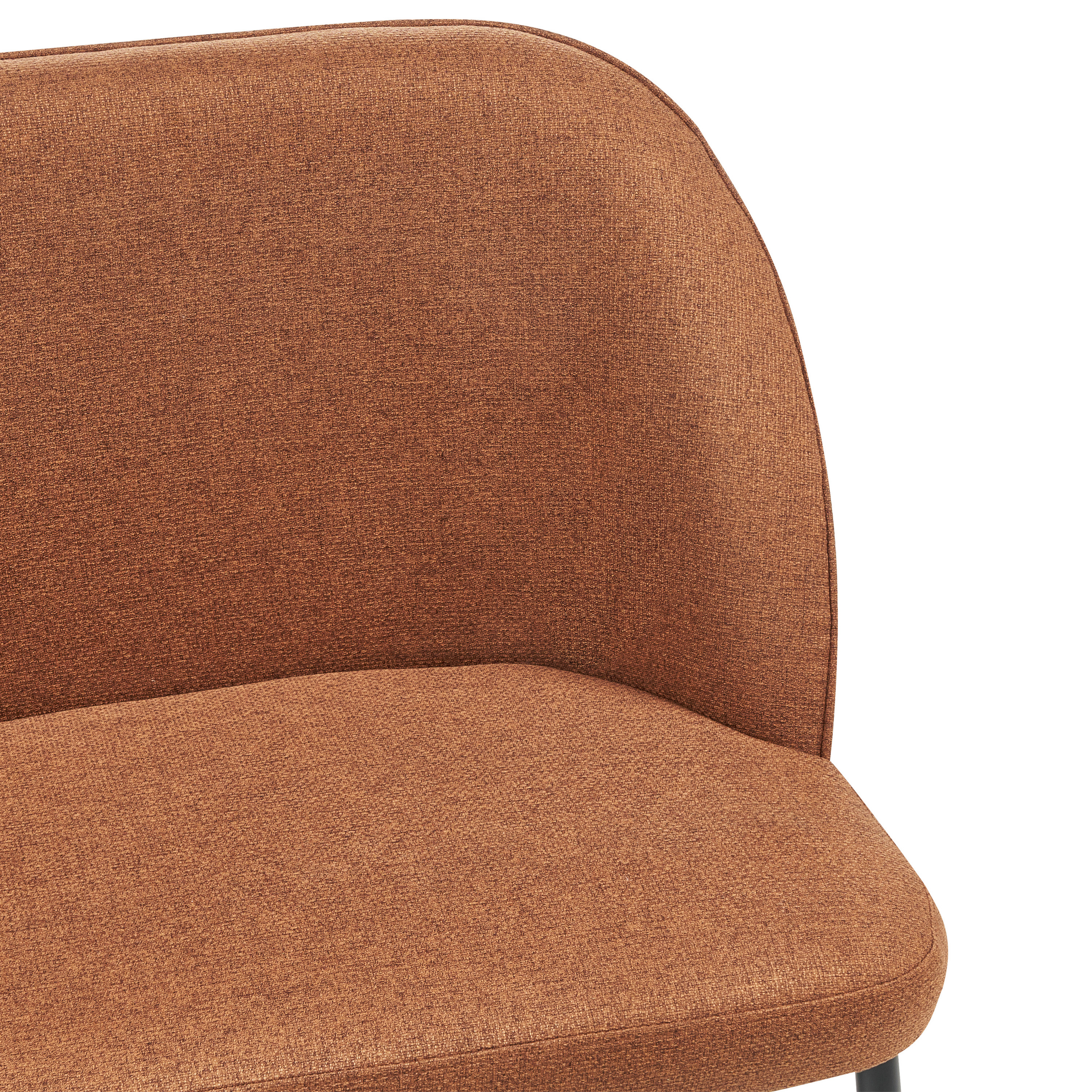 2-seater upholstered bench OSBY Brown [7]