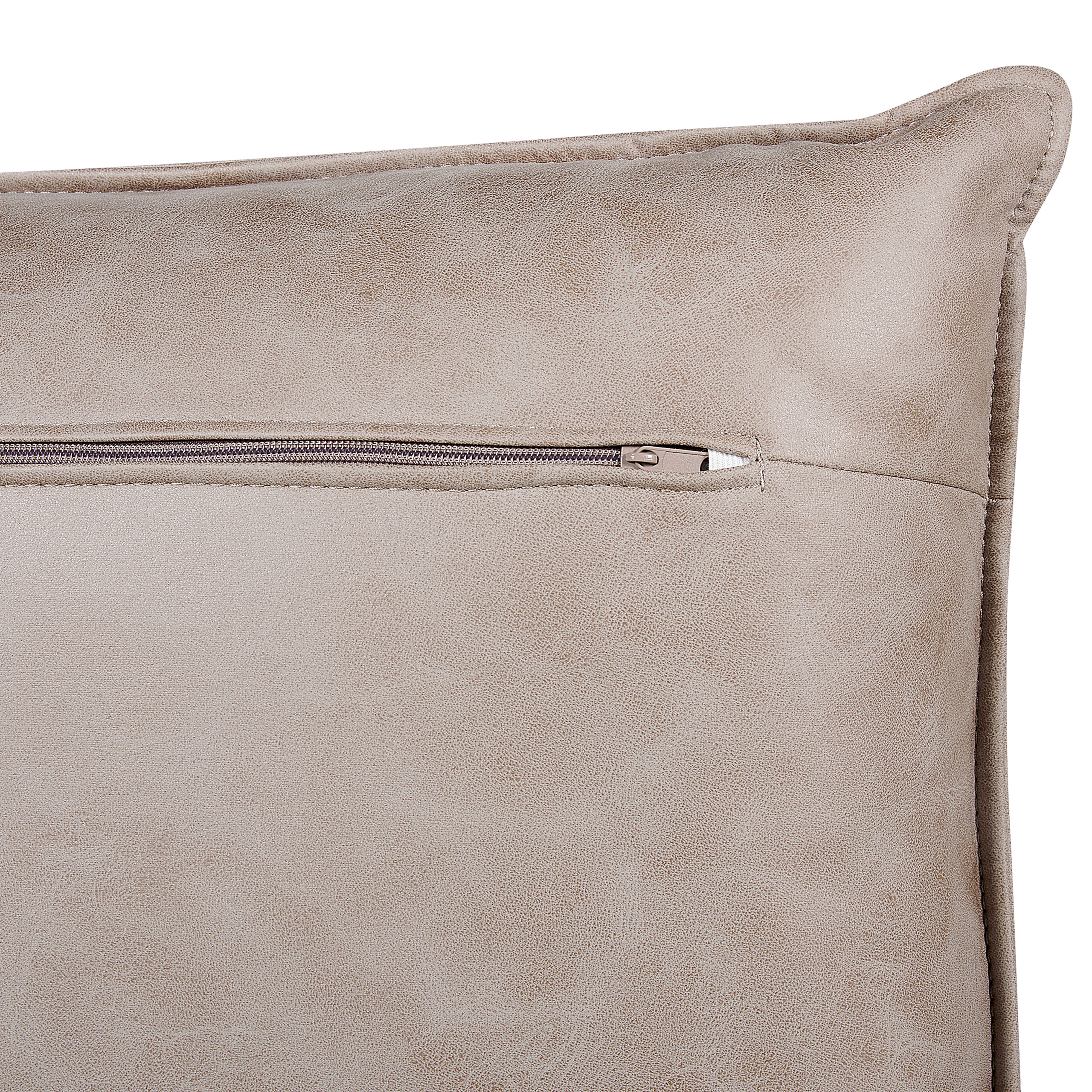 GALLO 3-seater corner sofa Suede Light brown Right [9]