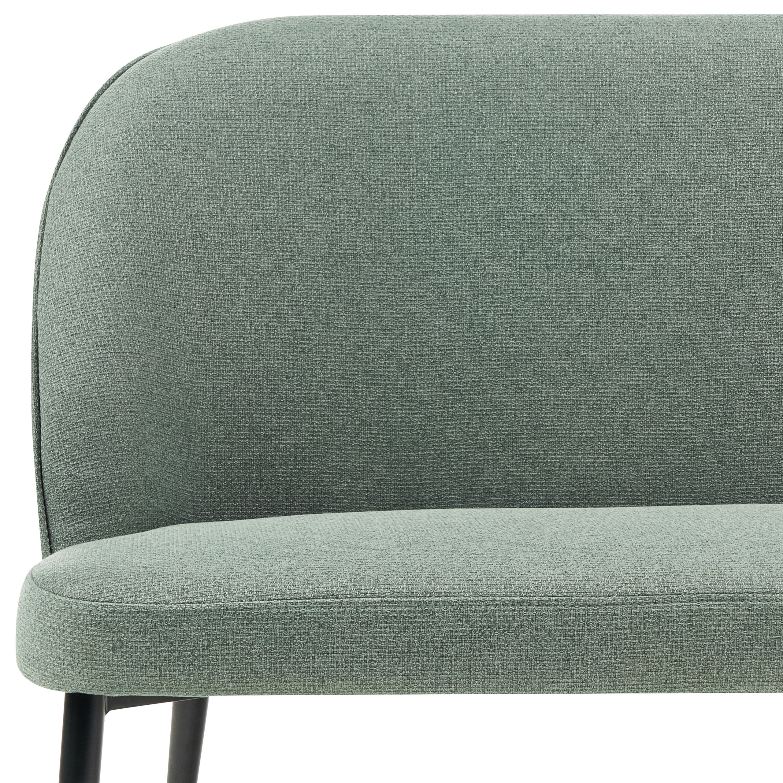 Bancă tapițată cu 2 locuri OSBY  Verde deschis [6]