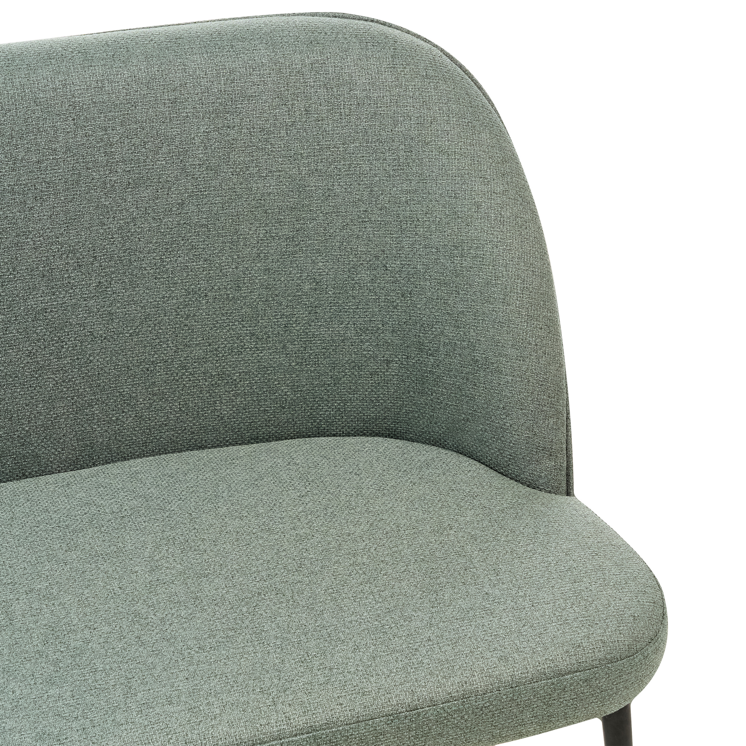 Bancă tapițată cu 2 locuri OSBY  Verde deschis [7]