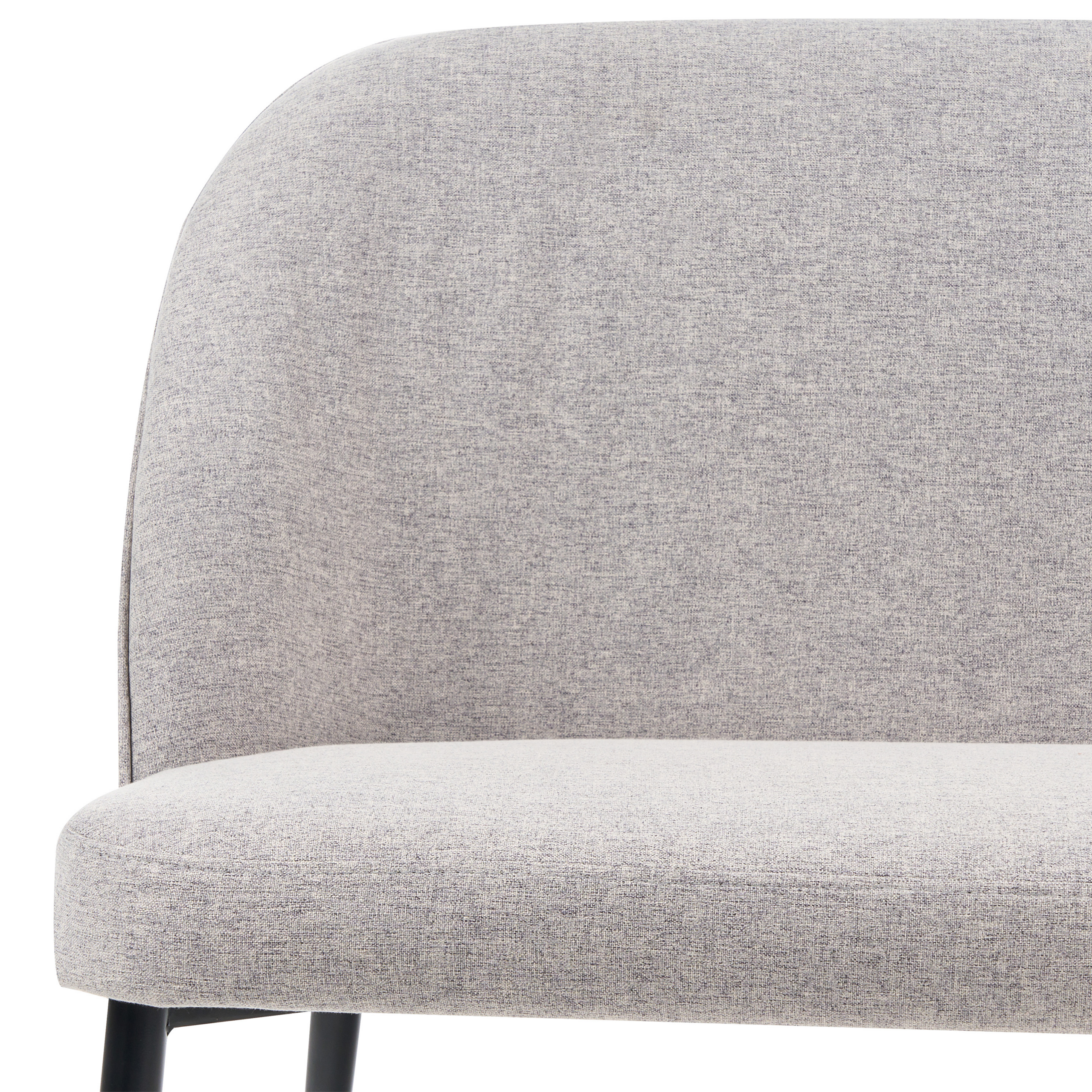 2-seater upholstered bench OSBY Light grey [6]