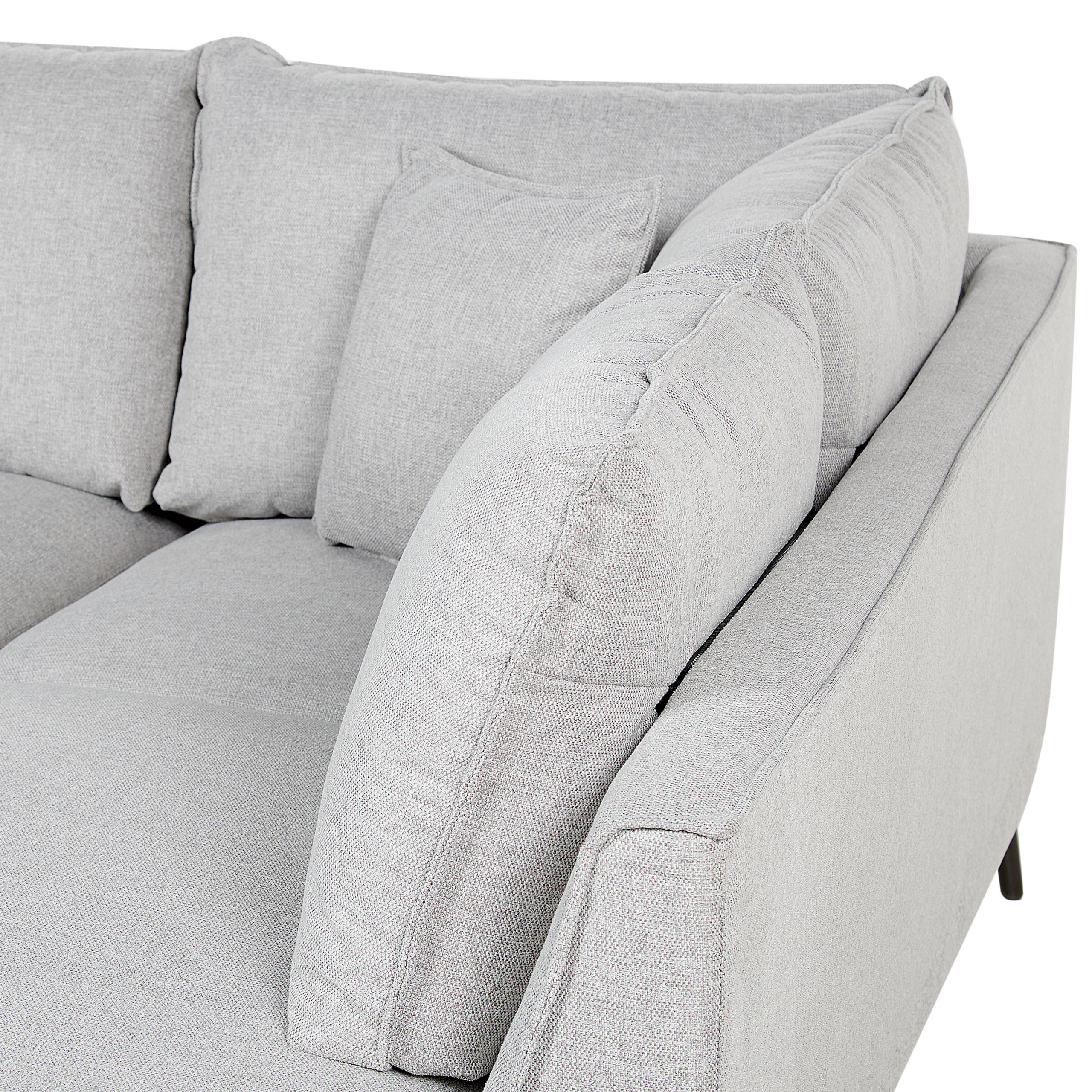 3-seater corner sofa ELGA Light grey Right [7]