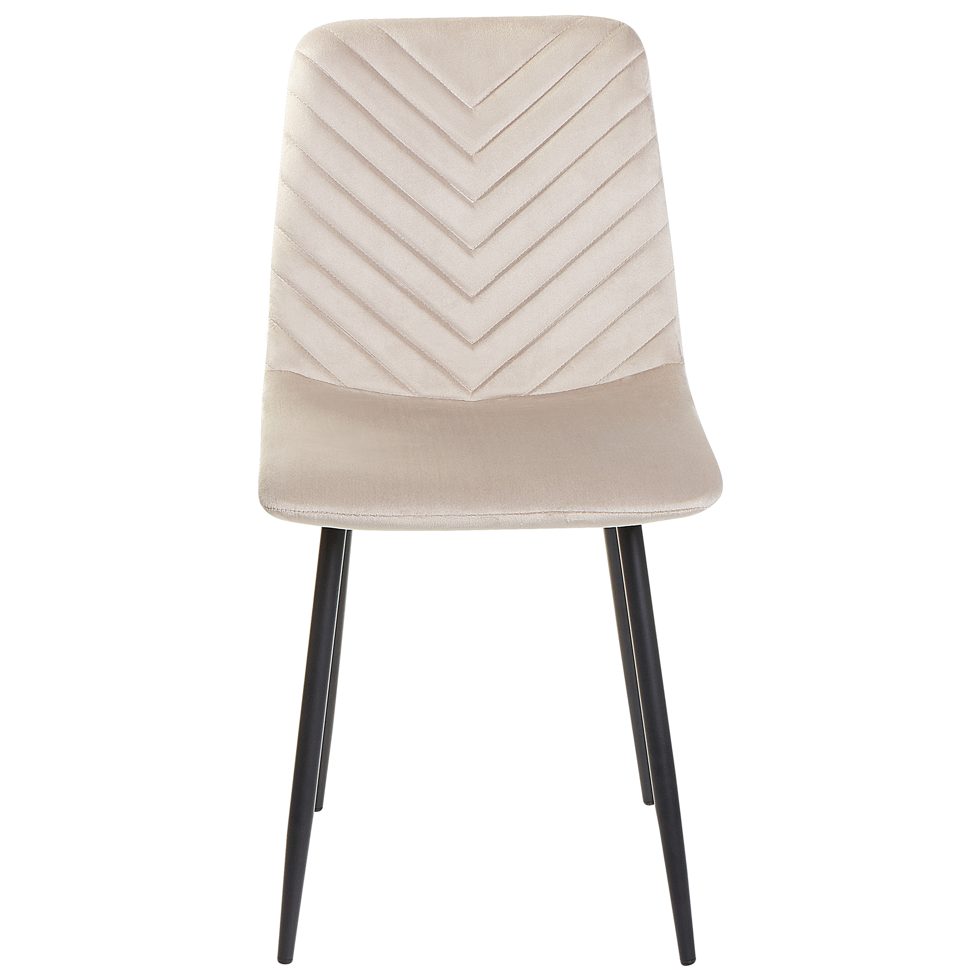 Set de 4 scaune dining HAVRE Catifea Bej [5]