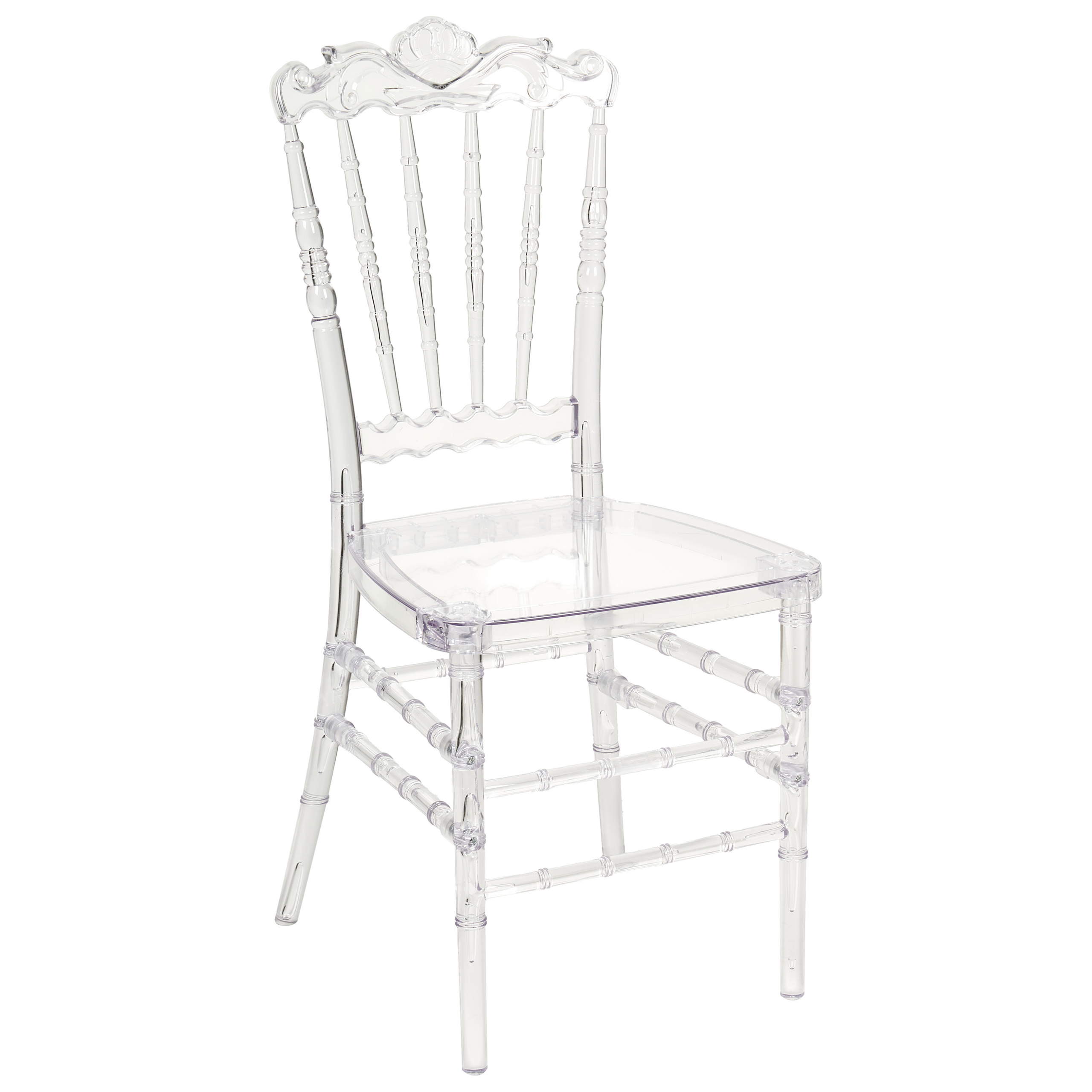 Set of 2 MENDON dining chairs Transparent [4]