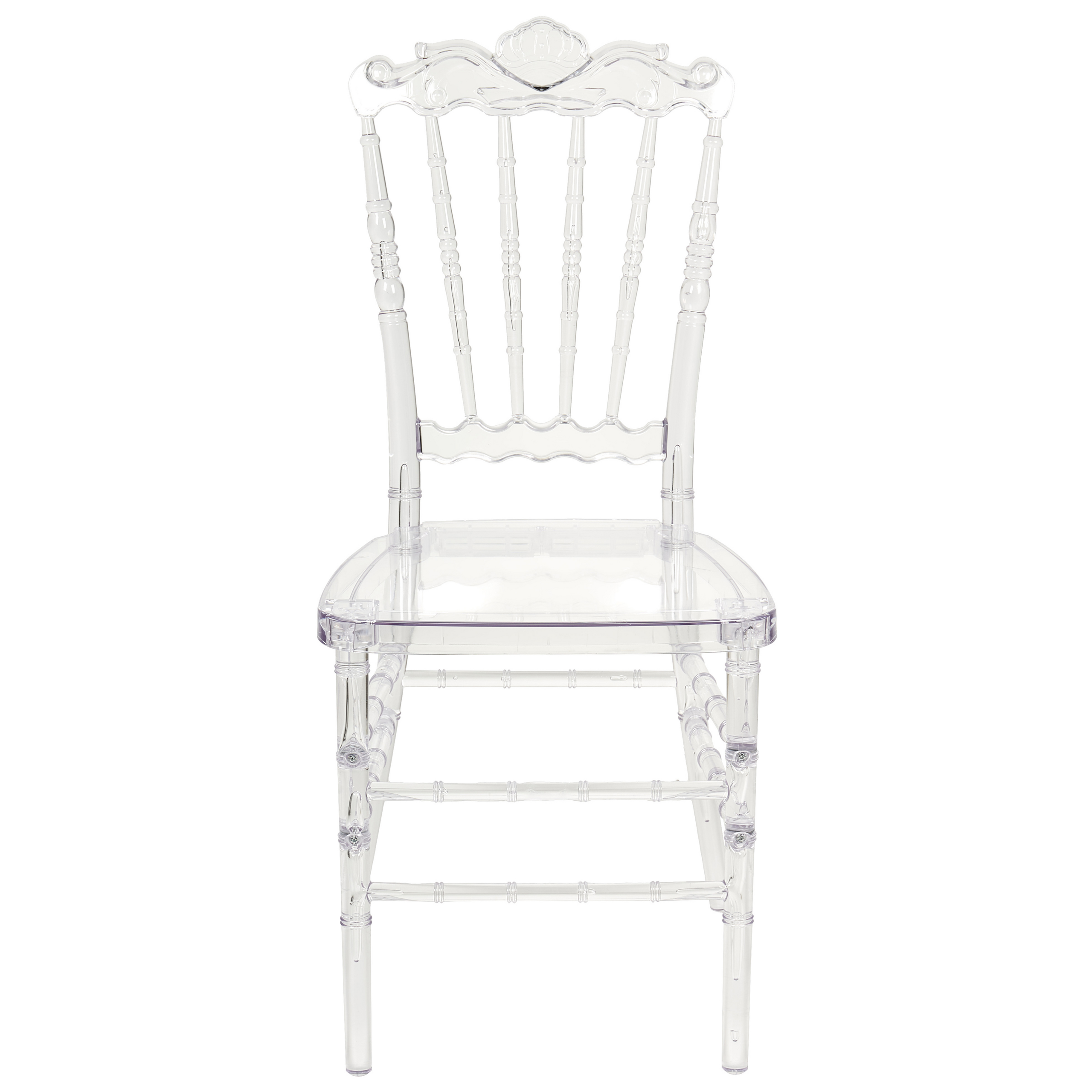 Set of 2 MENDON dining chairs Transparent [5]