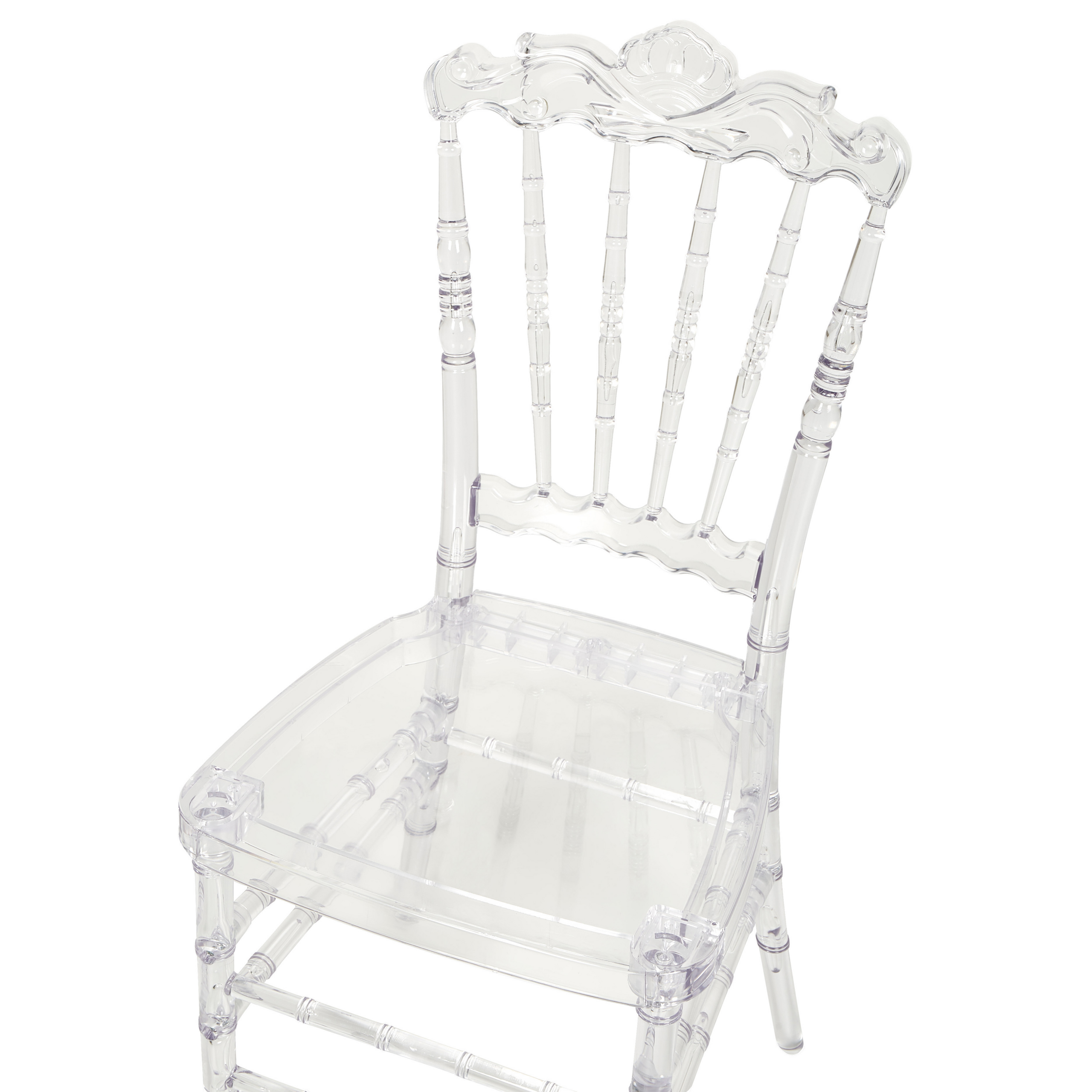 Set of 2 MENDON dining chairs Transparent [7]