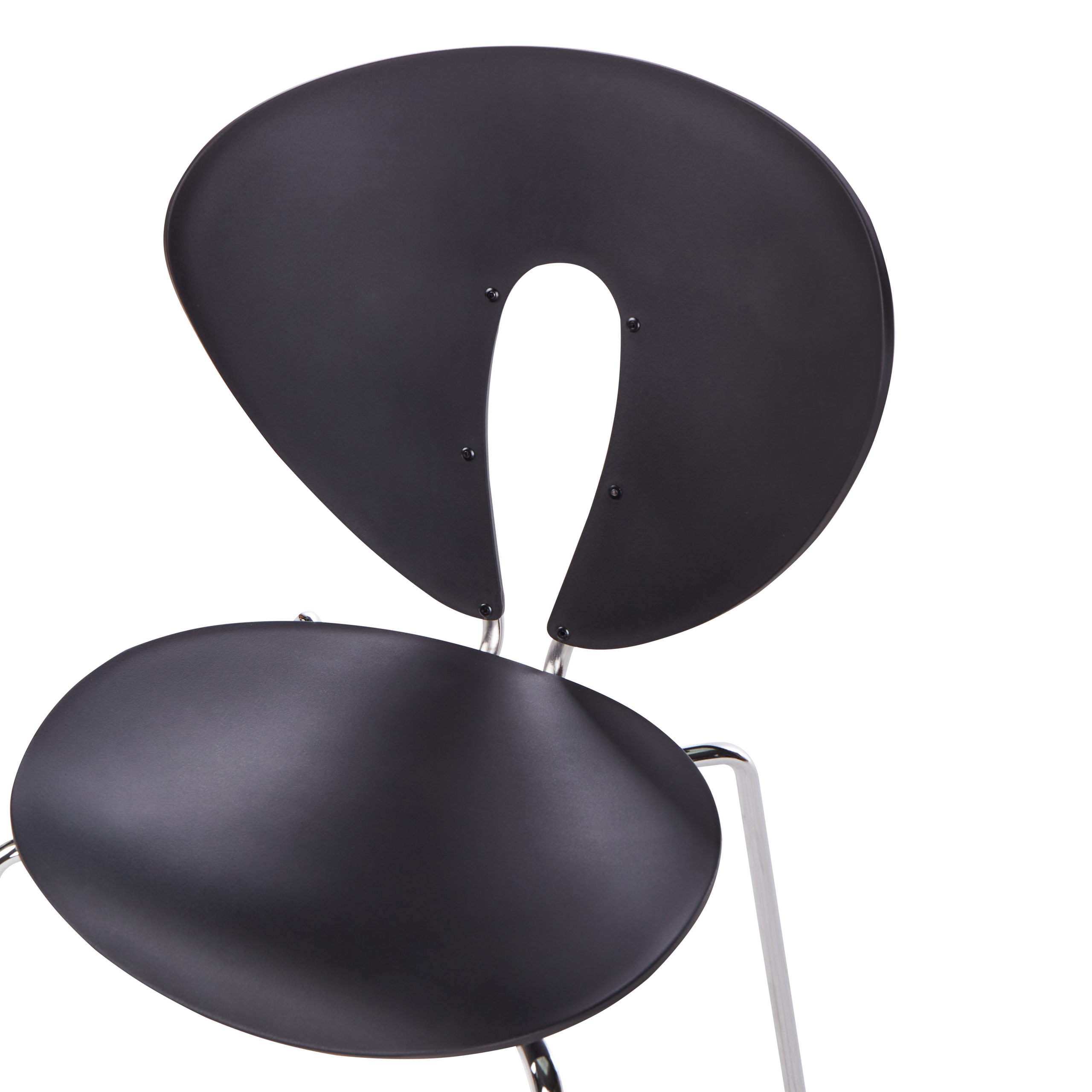 Set of 2 dining chairs TRACY Black [7]