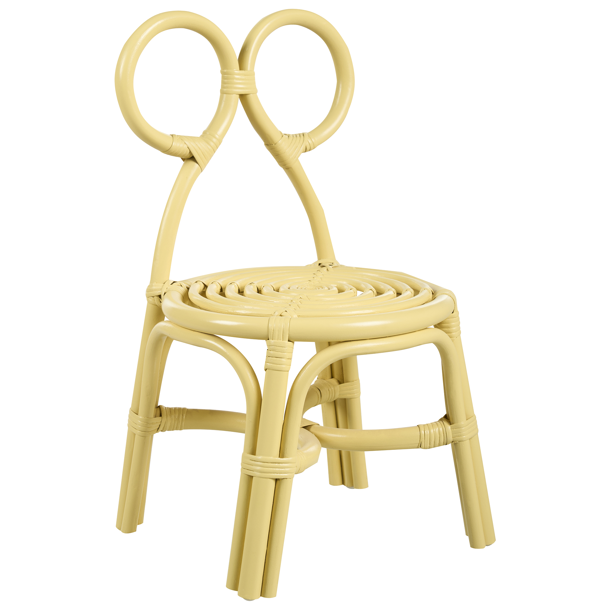 Children's chair MIRTIA Rattan Yellow [2]