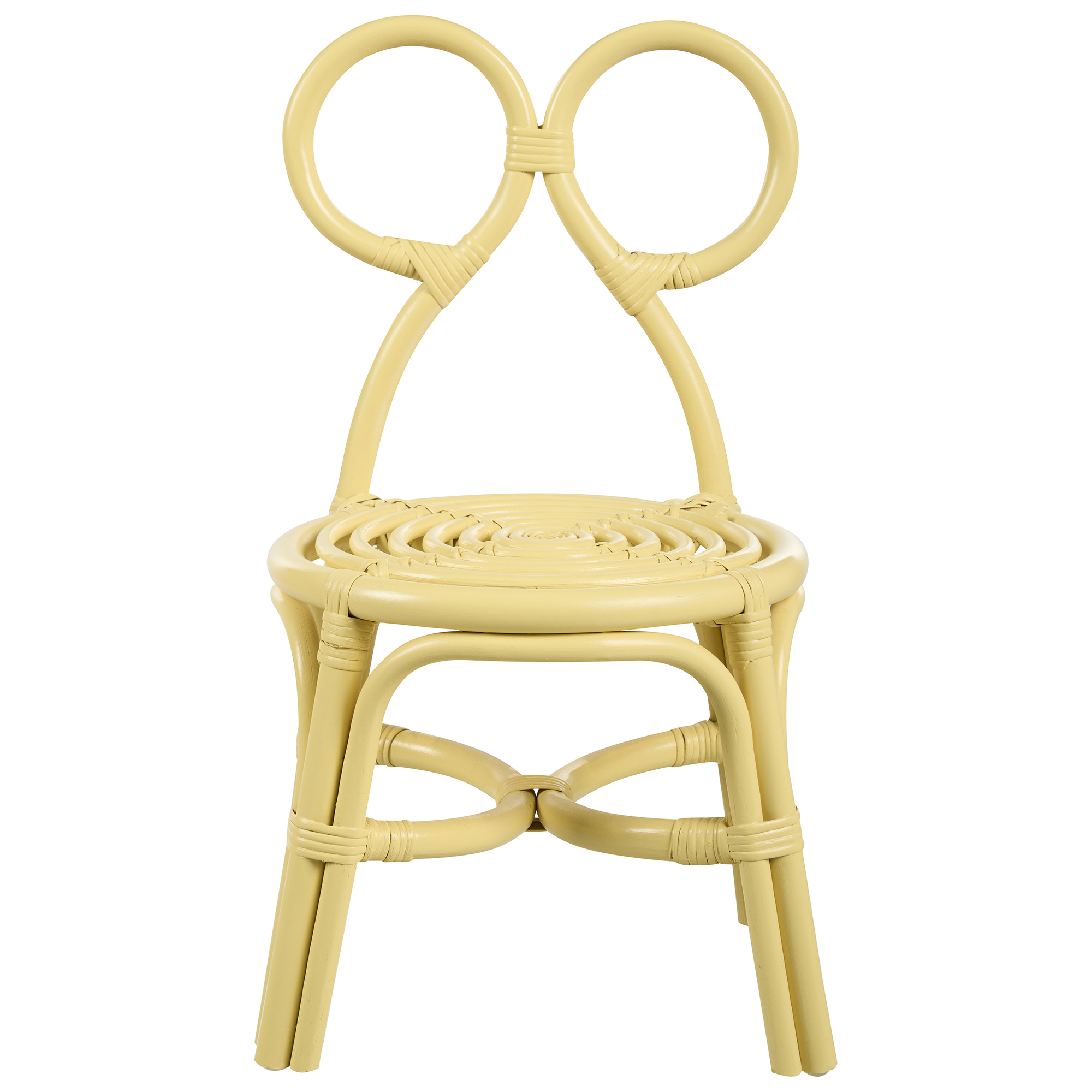 Children's chair MIRTIA Rattan Yellow [4]