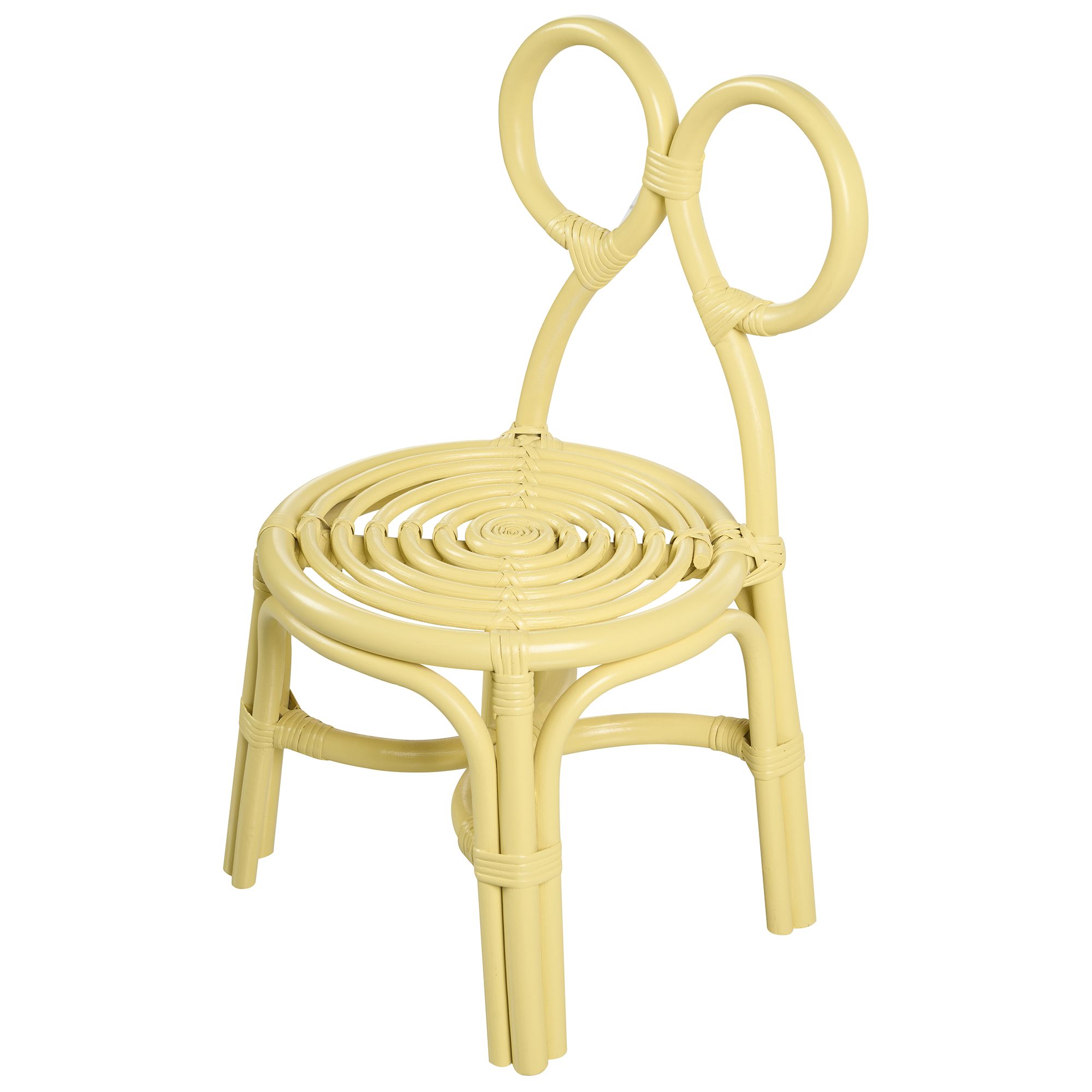 Children's chair MIRTIA Rattan Yellow [6]
