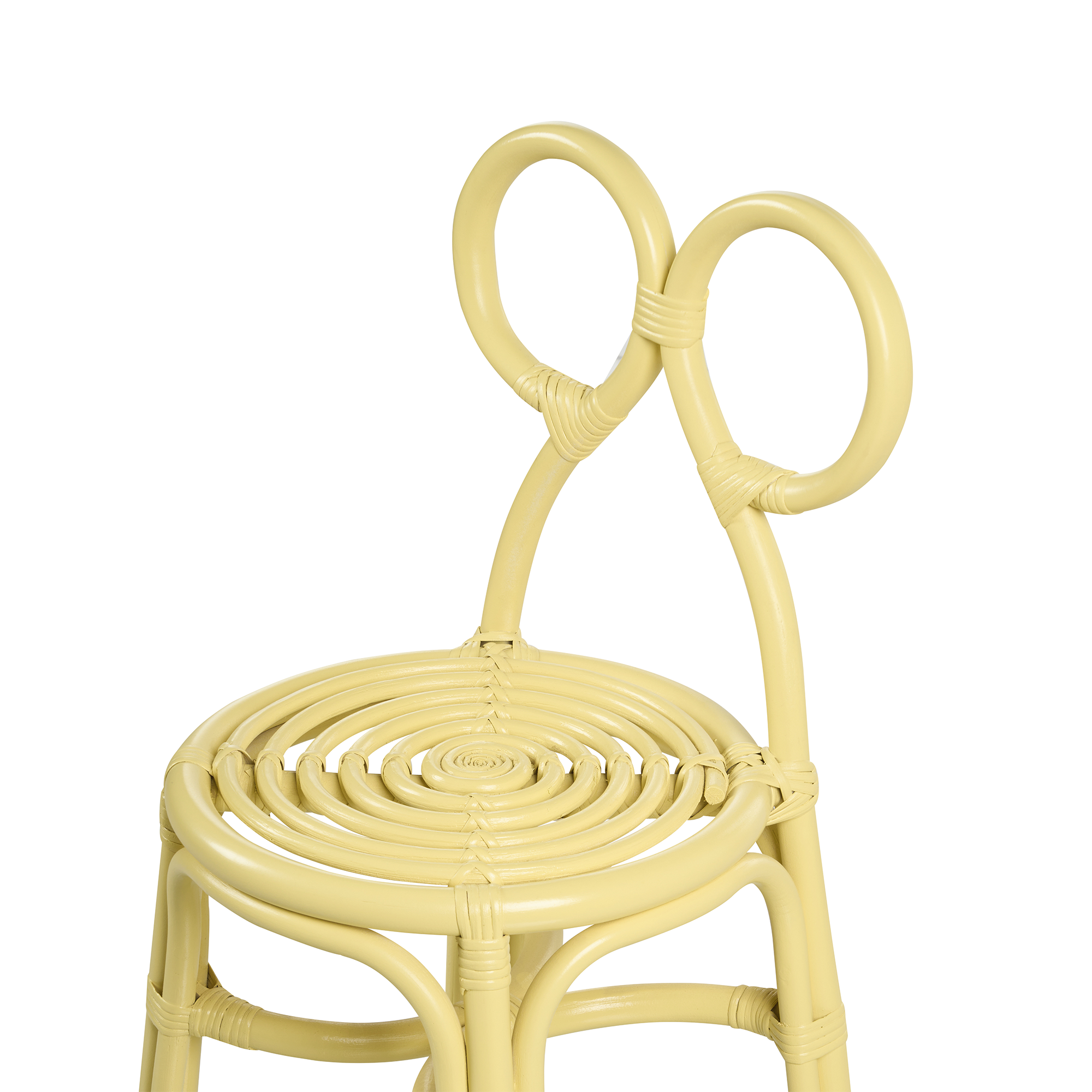 Children's chair MIRTIA Rattan Yellow [7]