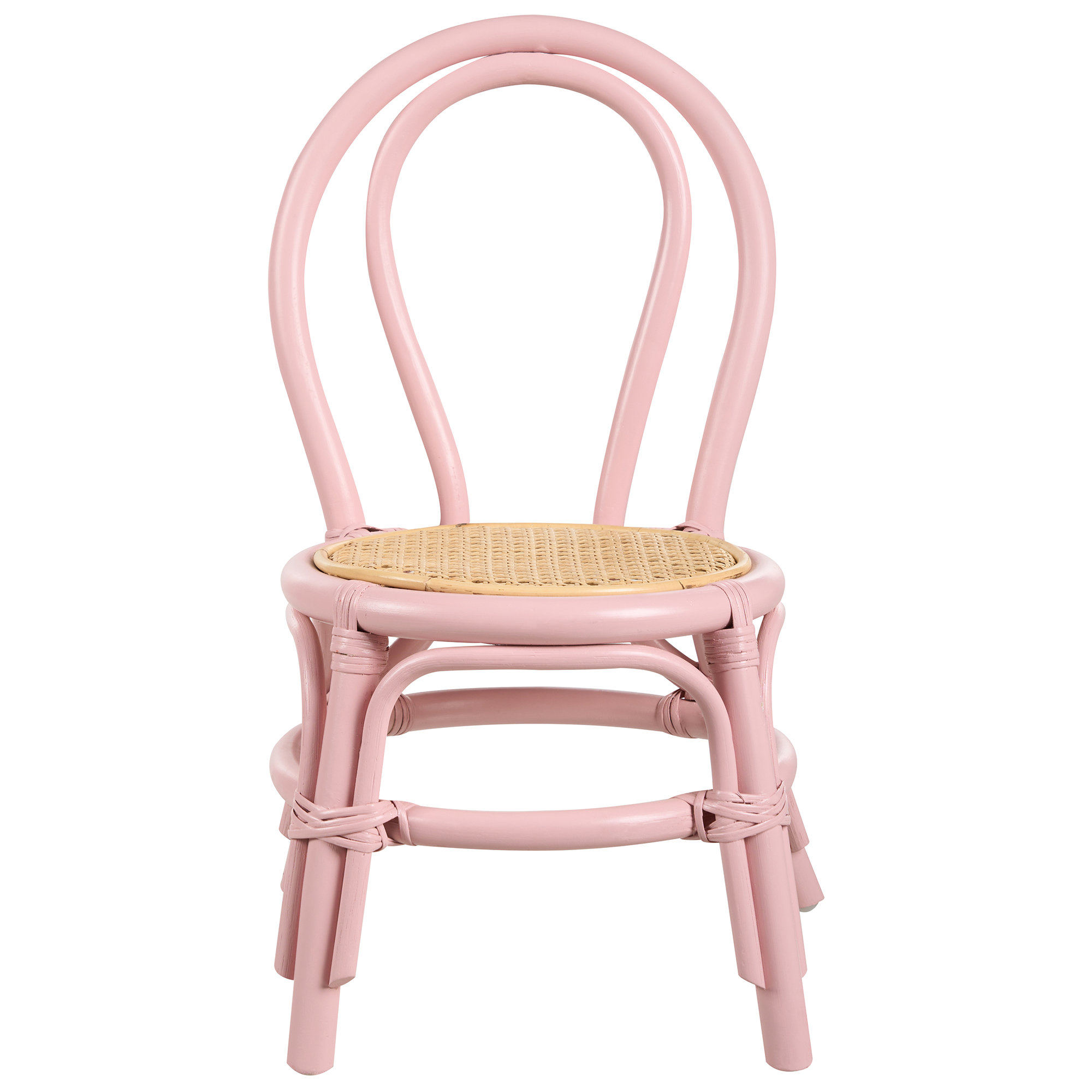 KALIVIA children's chair Rattan Pink [4]