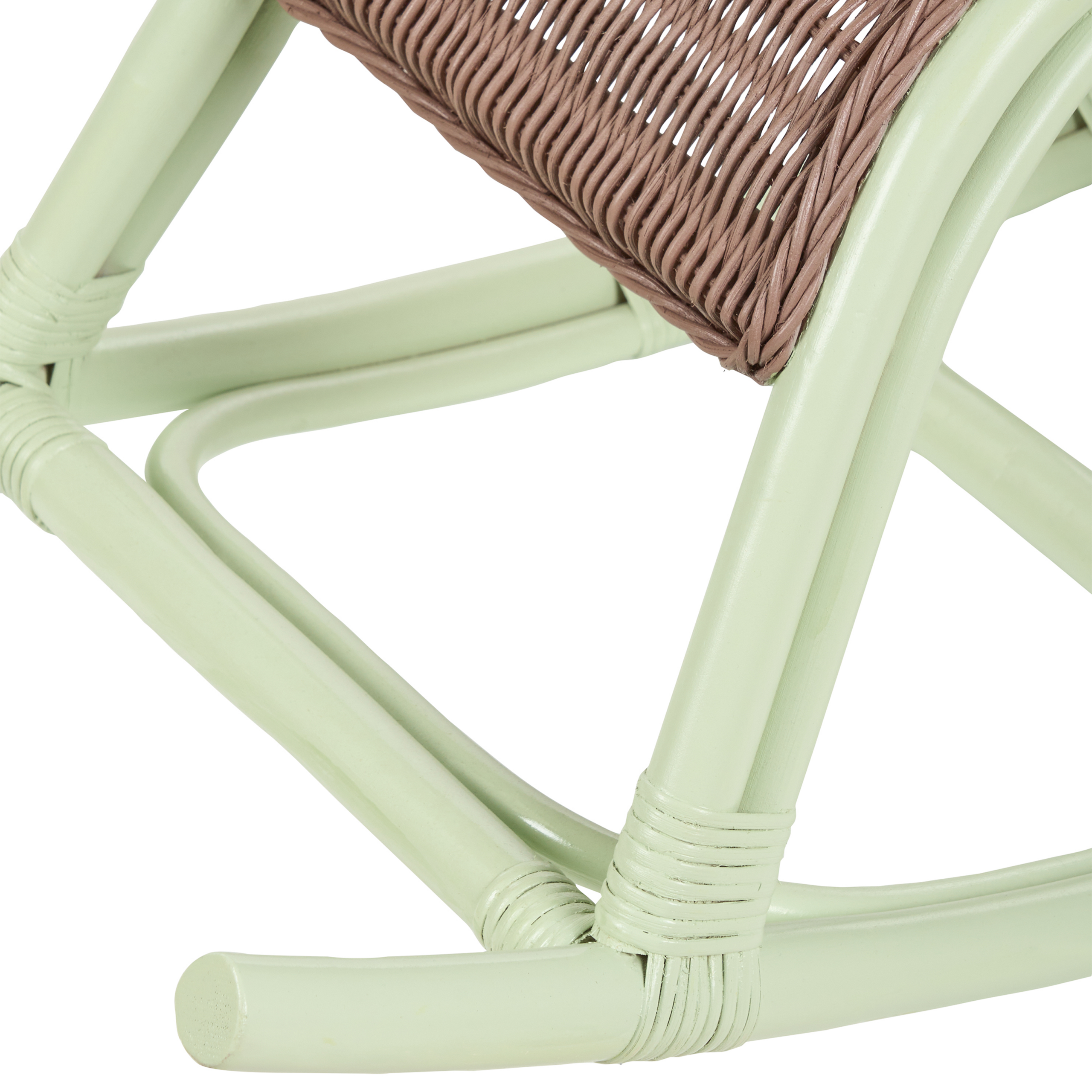 Children's swing ASPRIA Light green rattan [7]