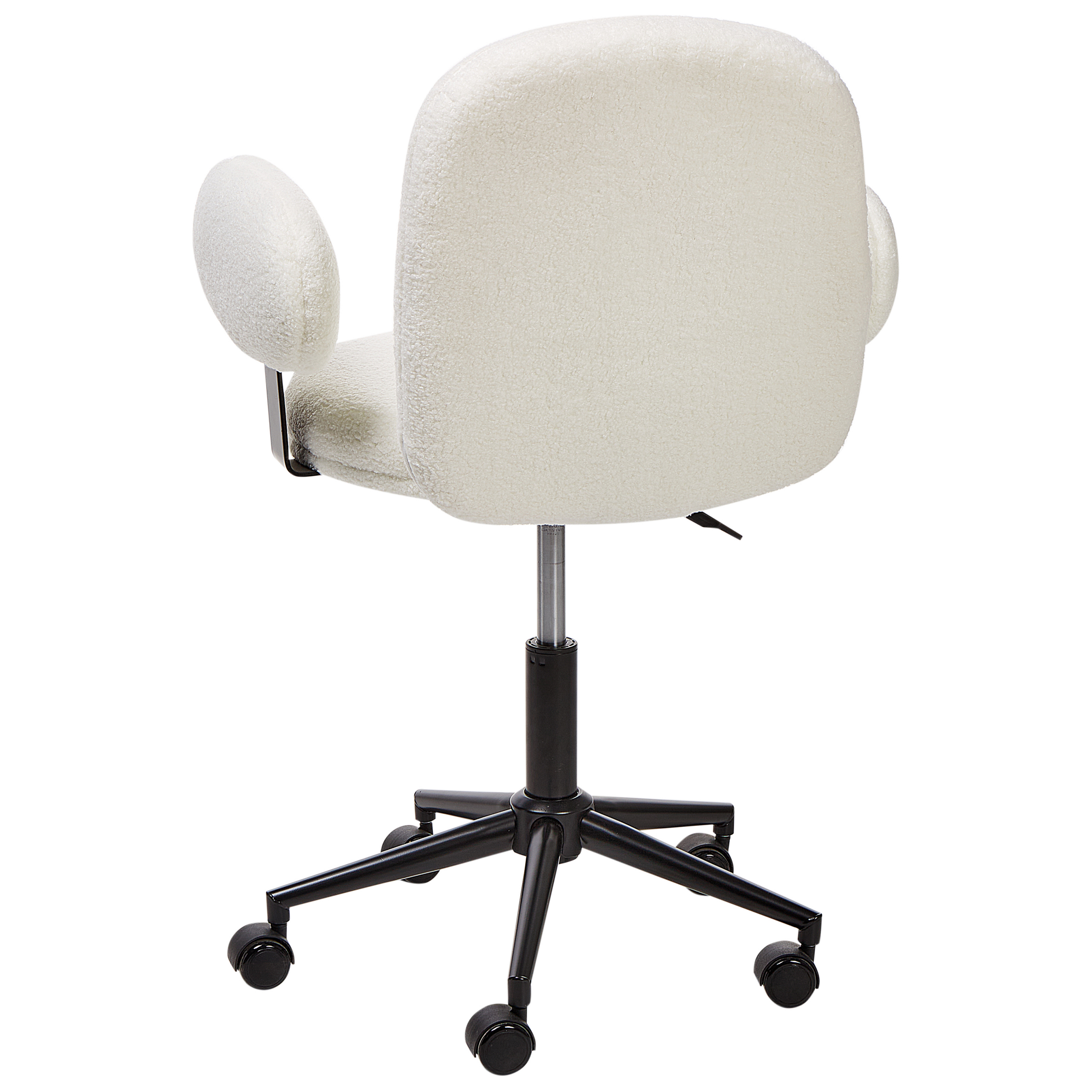 Scaun de birou MORAGA Boucle Alb-murdar [6]