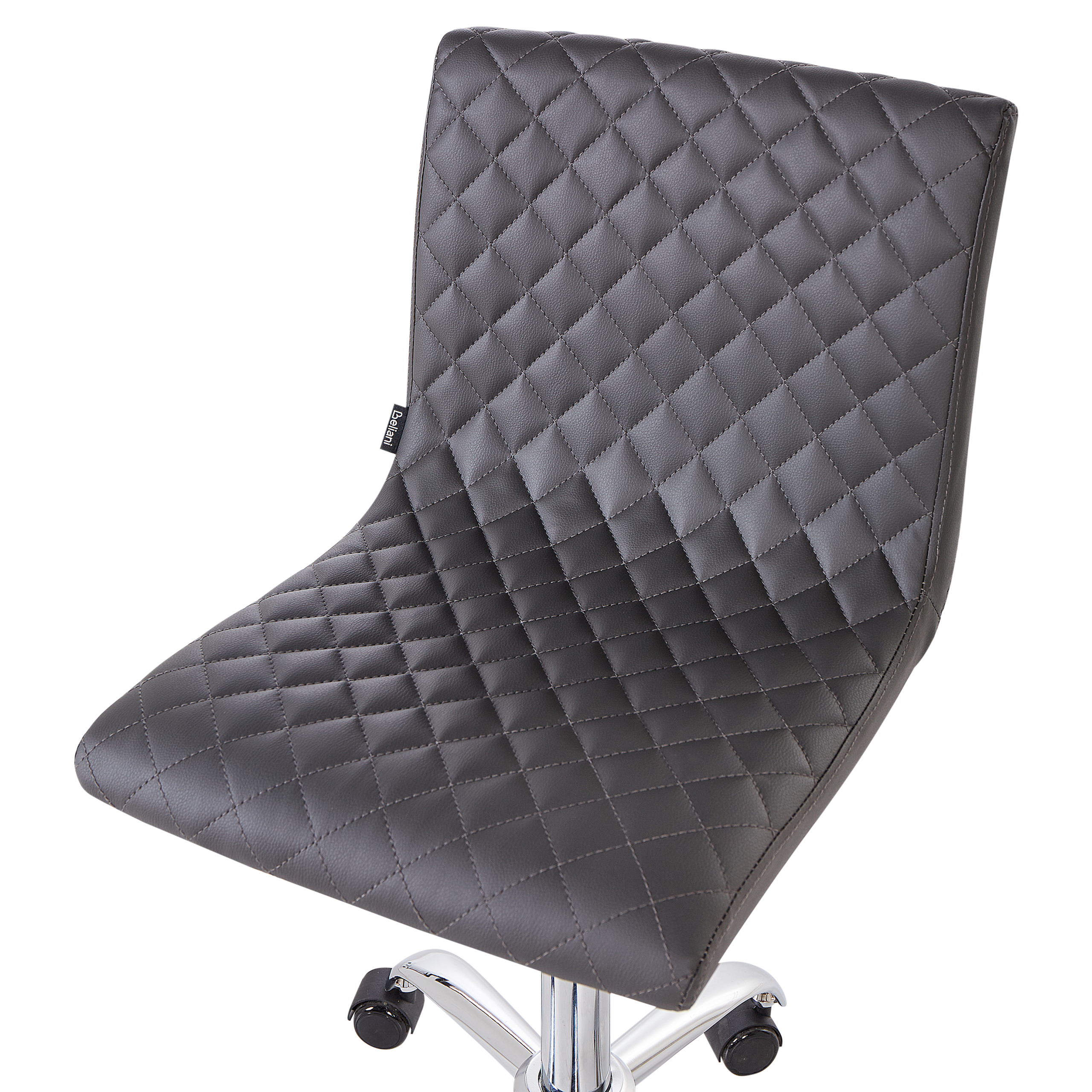 Scaun de birou ORLANDO Piele ecologică Gri închis [6]