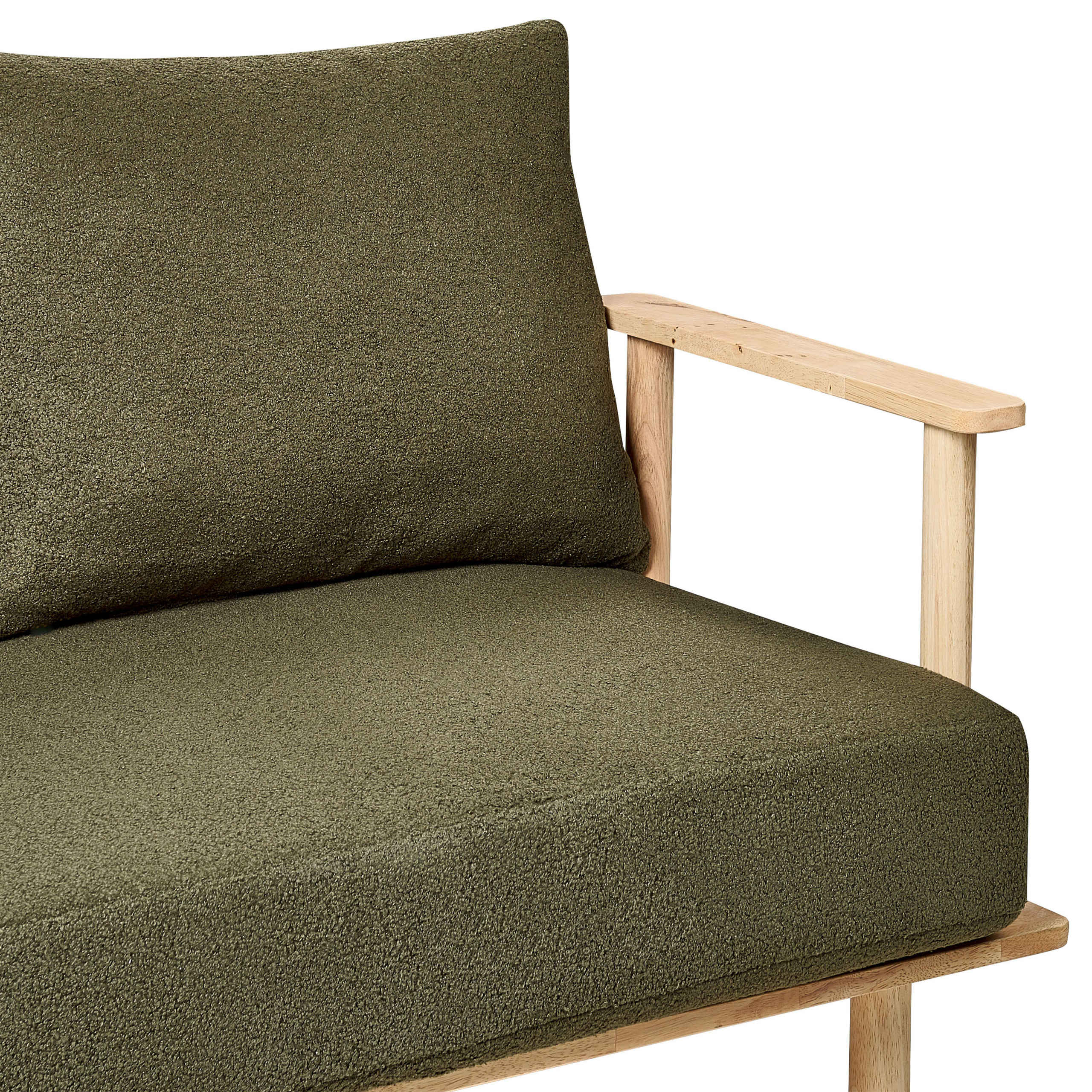 Canapea cu 2 locuri ASKER Boucle Verde închis [8]