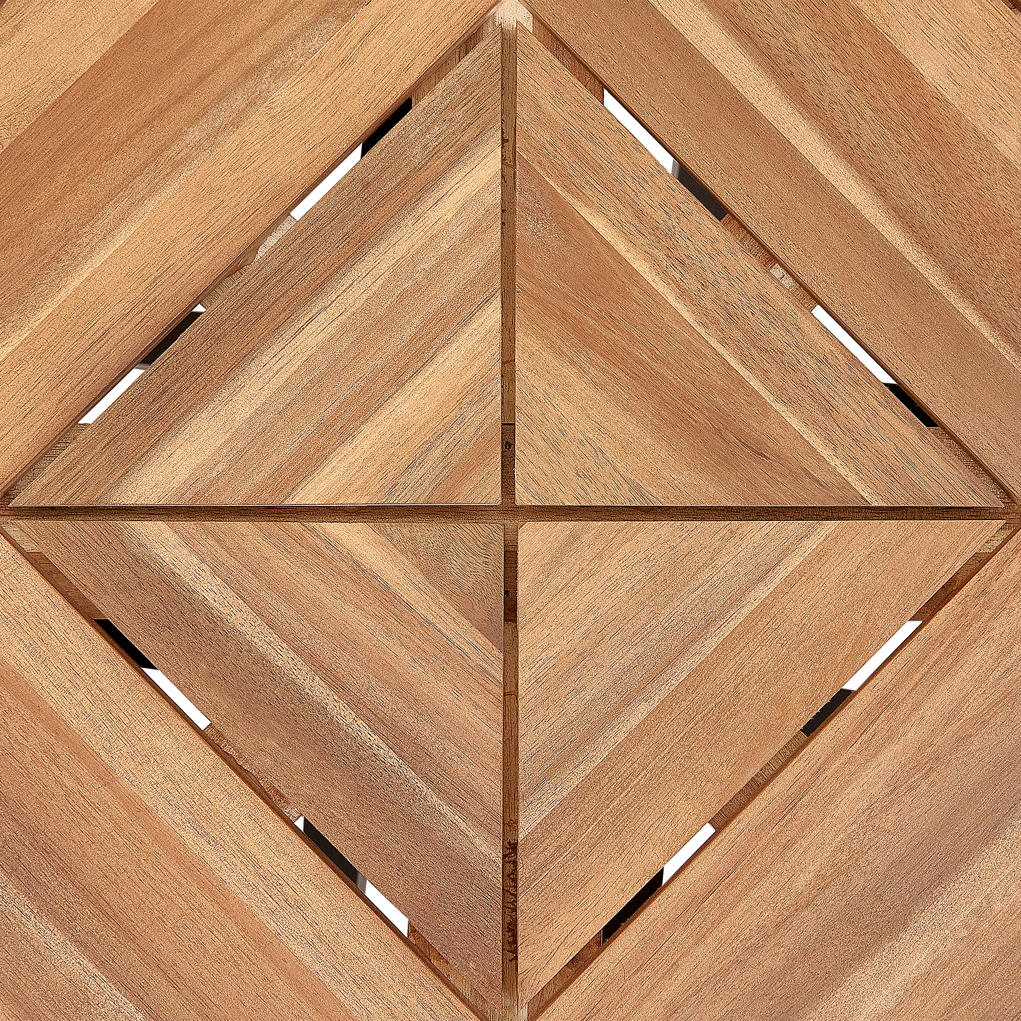 Masă dining de exterior LISSONE 110 cm 110 cm Lemn de acacia Maro [7]