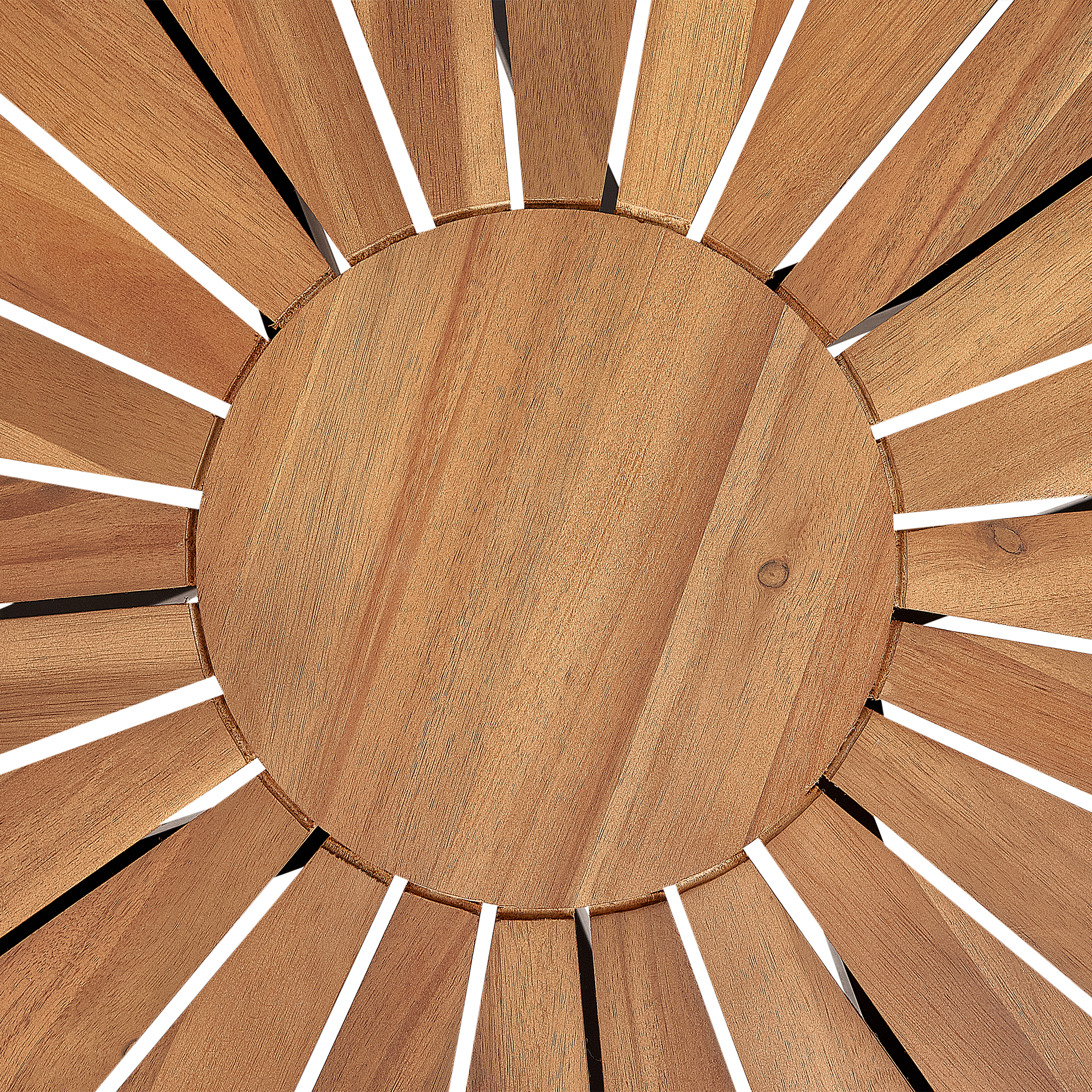 Masă dining de exterior CISSONE 110 cm 110 cm Lemn de acacia Maro [7]