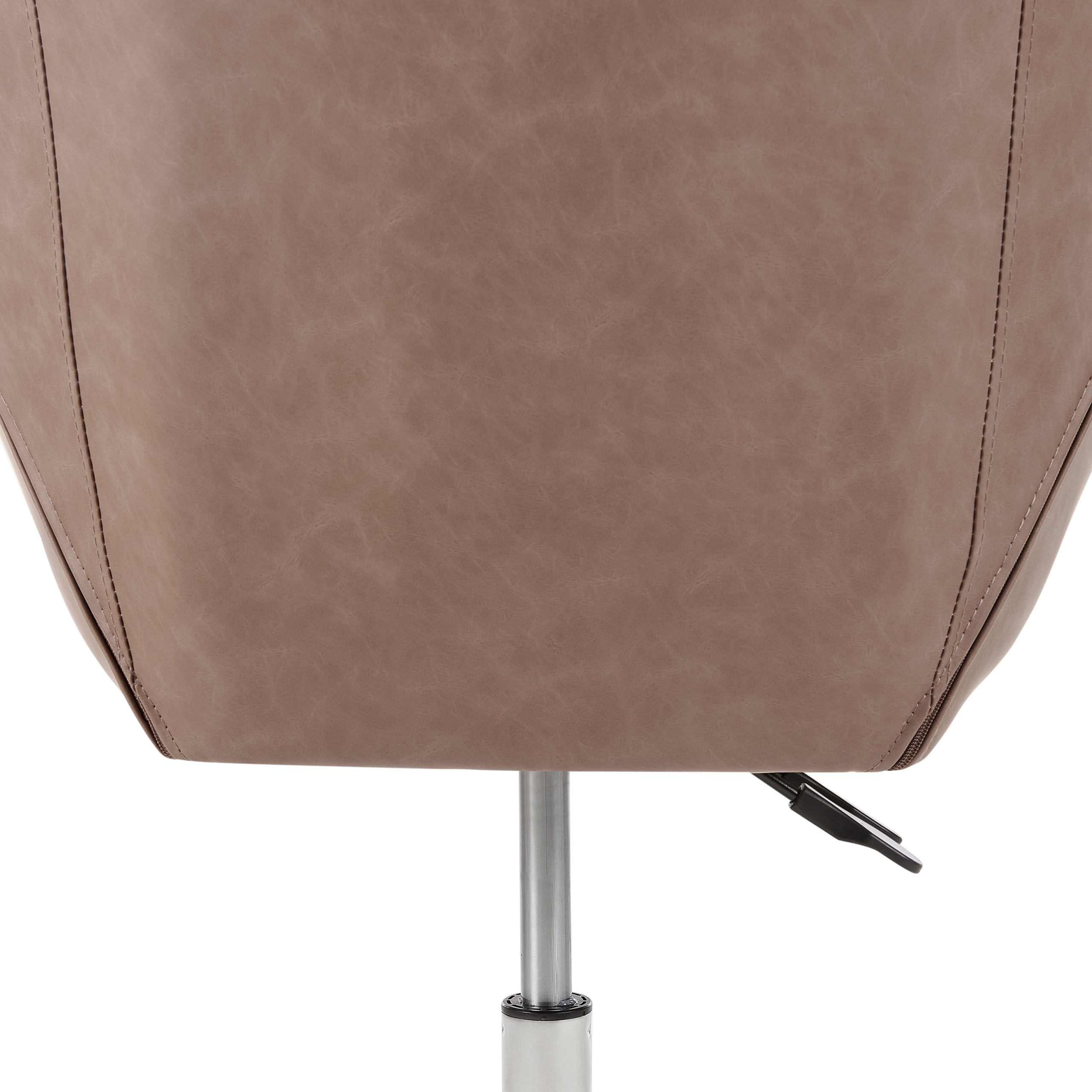 Office chair NEWDALE Eco-leather Light Brown [9]