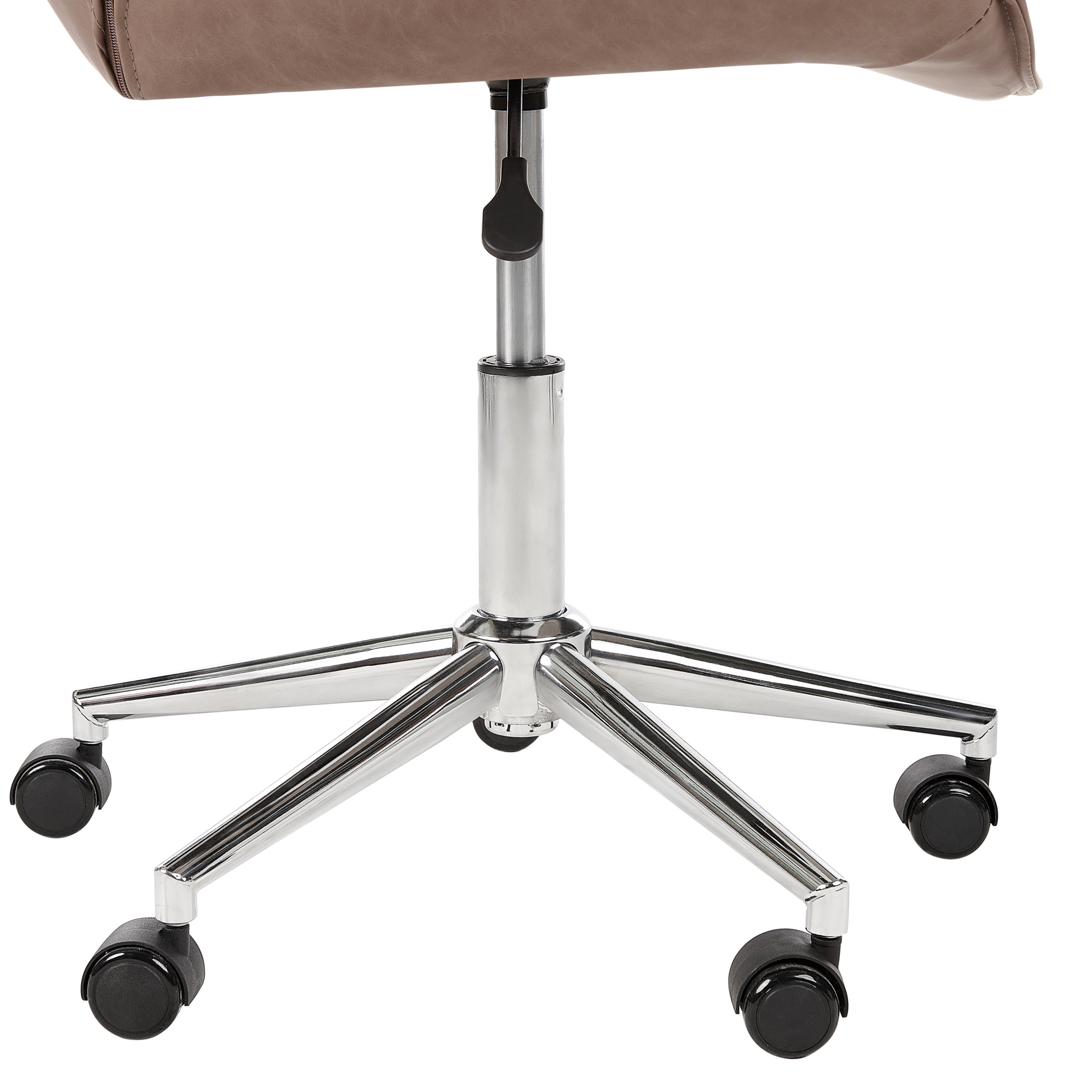 Office chair NEWDALE Eco-leather Light Brown [10]