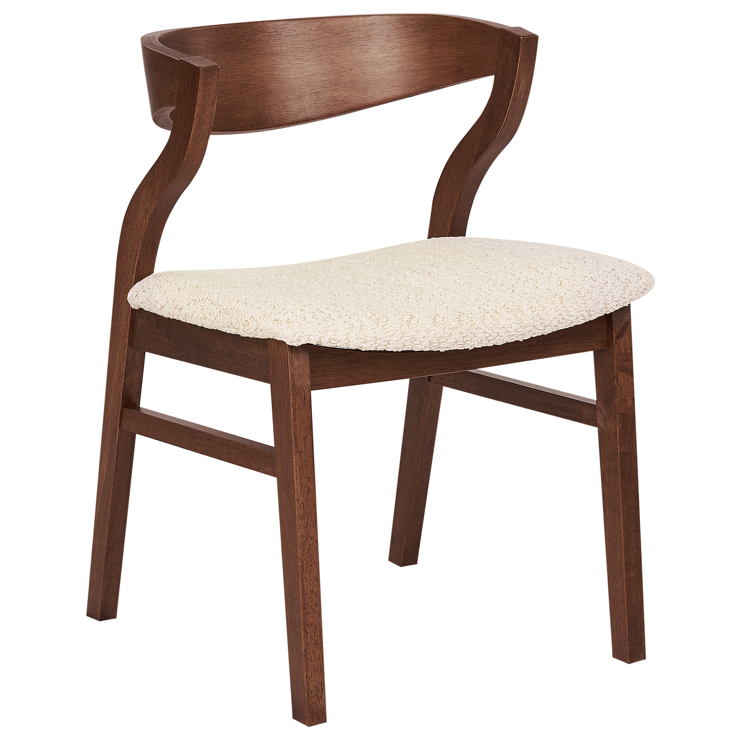 Set of 2 dining chairs MAROA Light Beige Wood [5]