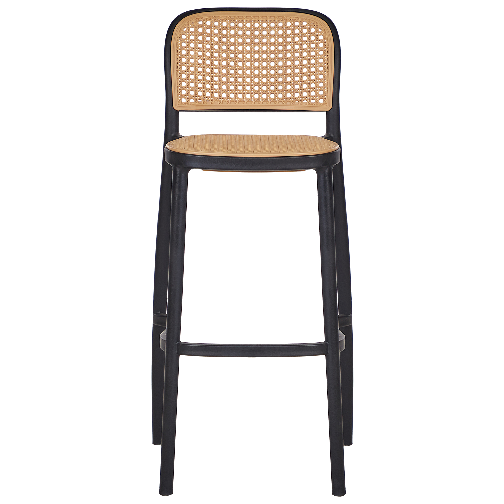 Set de 4 scaune de bar PLOSE Material sintetic Bej [5]