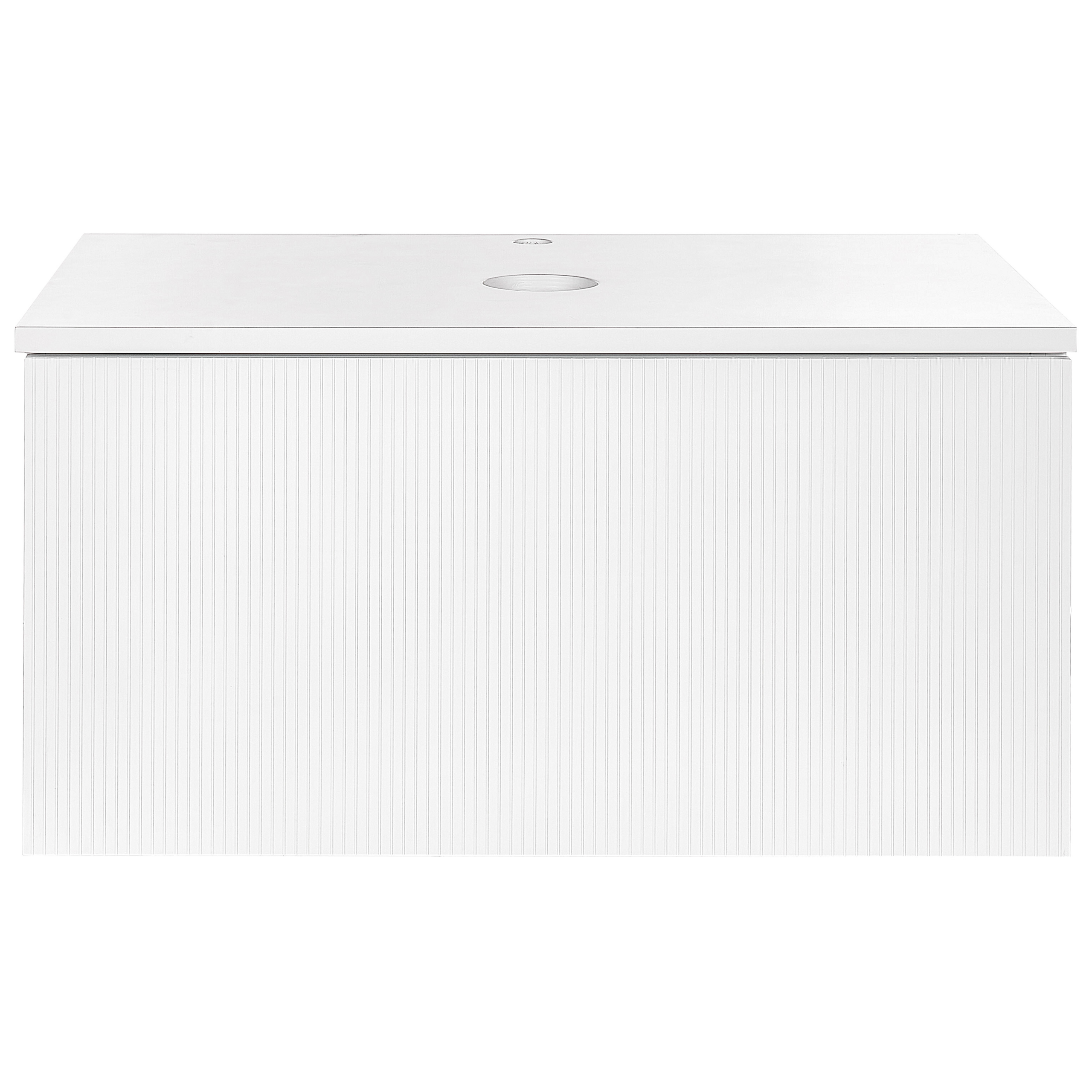 Mască pentru lavoar de perete ALZIRA 80 cm Alb [4]