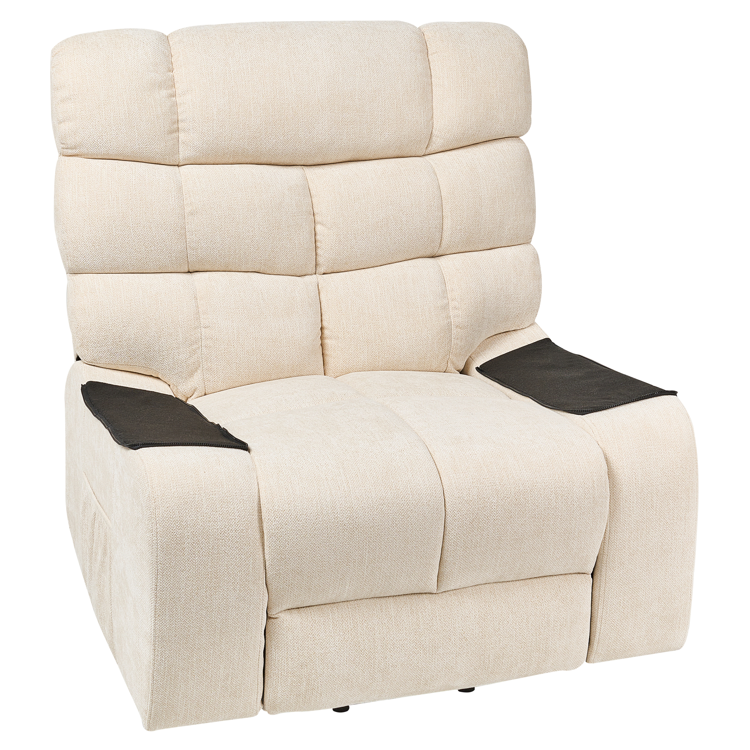 Fotoliu cu recliner electric ARES Suport pentru picioare retractabil  Bej deschis [7]