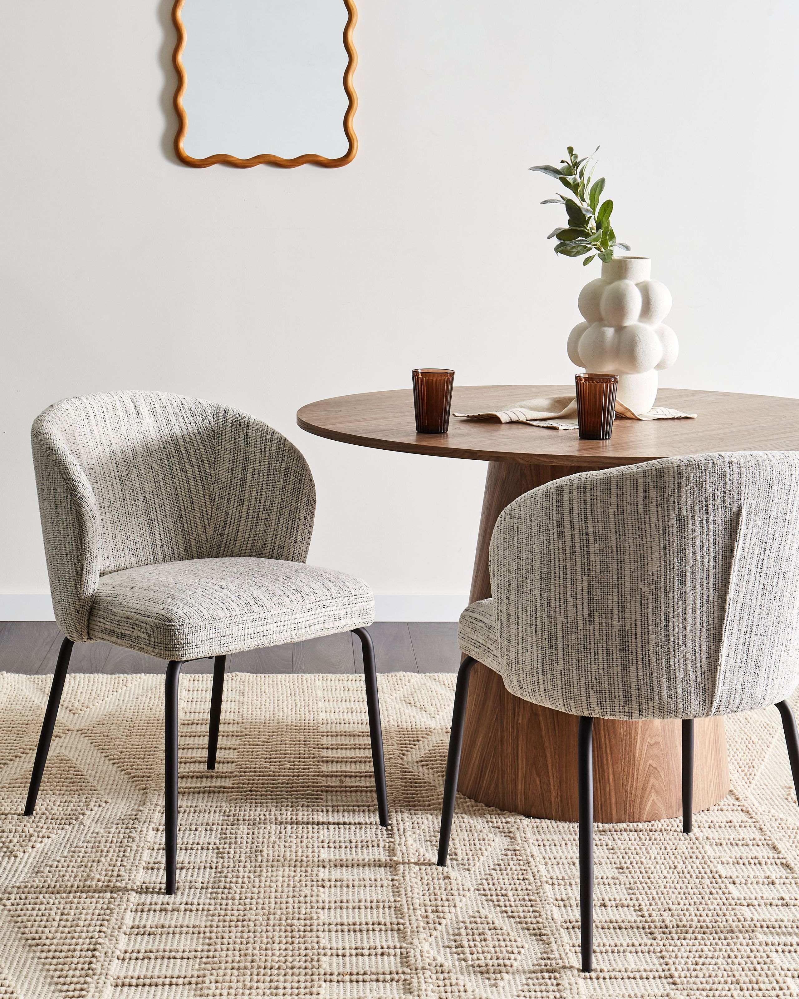 Scaun dining - Set of 2 Dining Chairs ZANA White