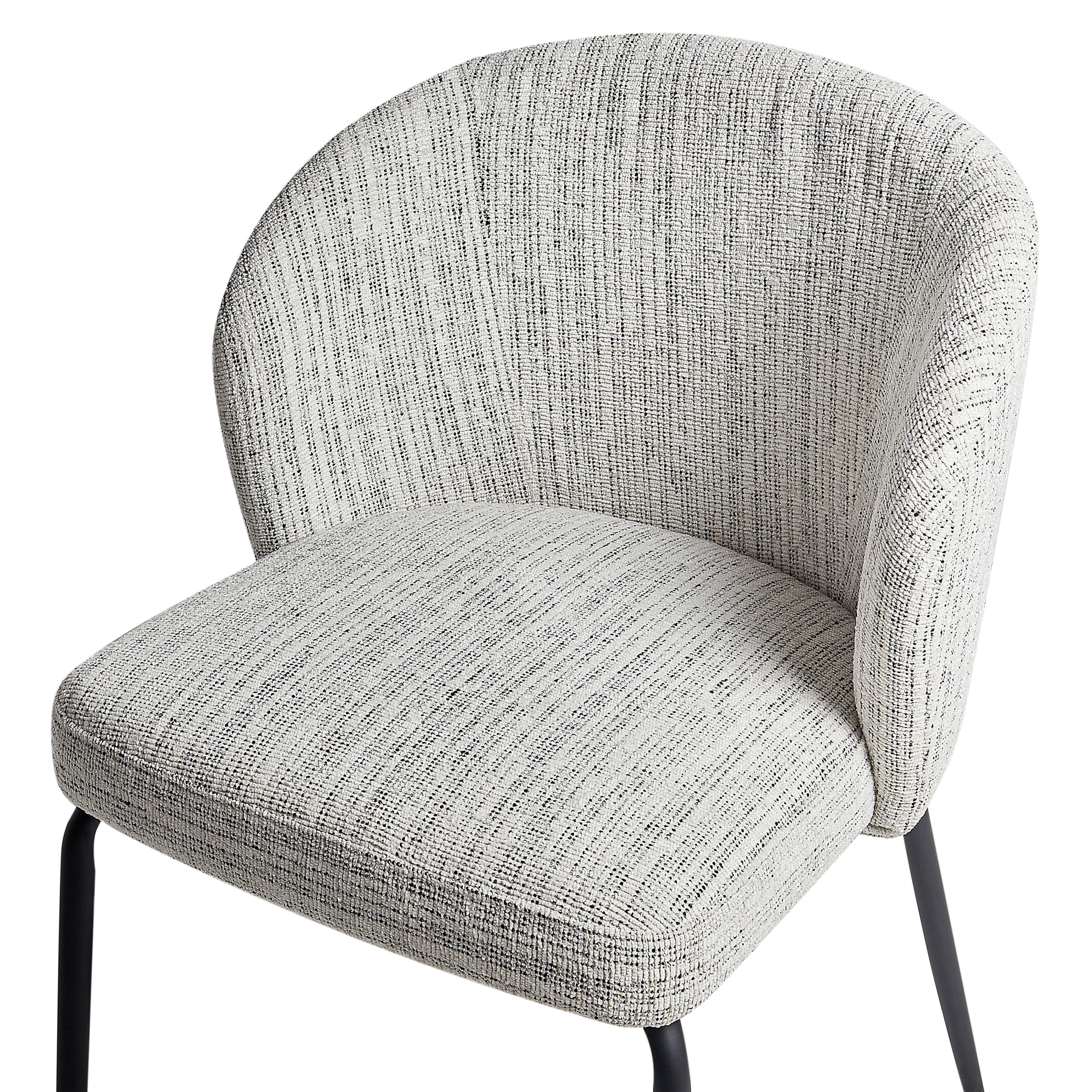 Set of 2 Dining Chairs ZANA White [8]