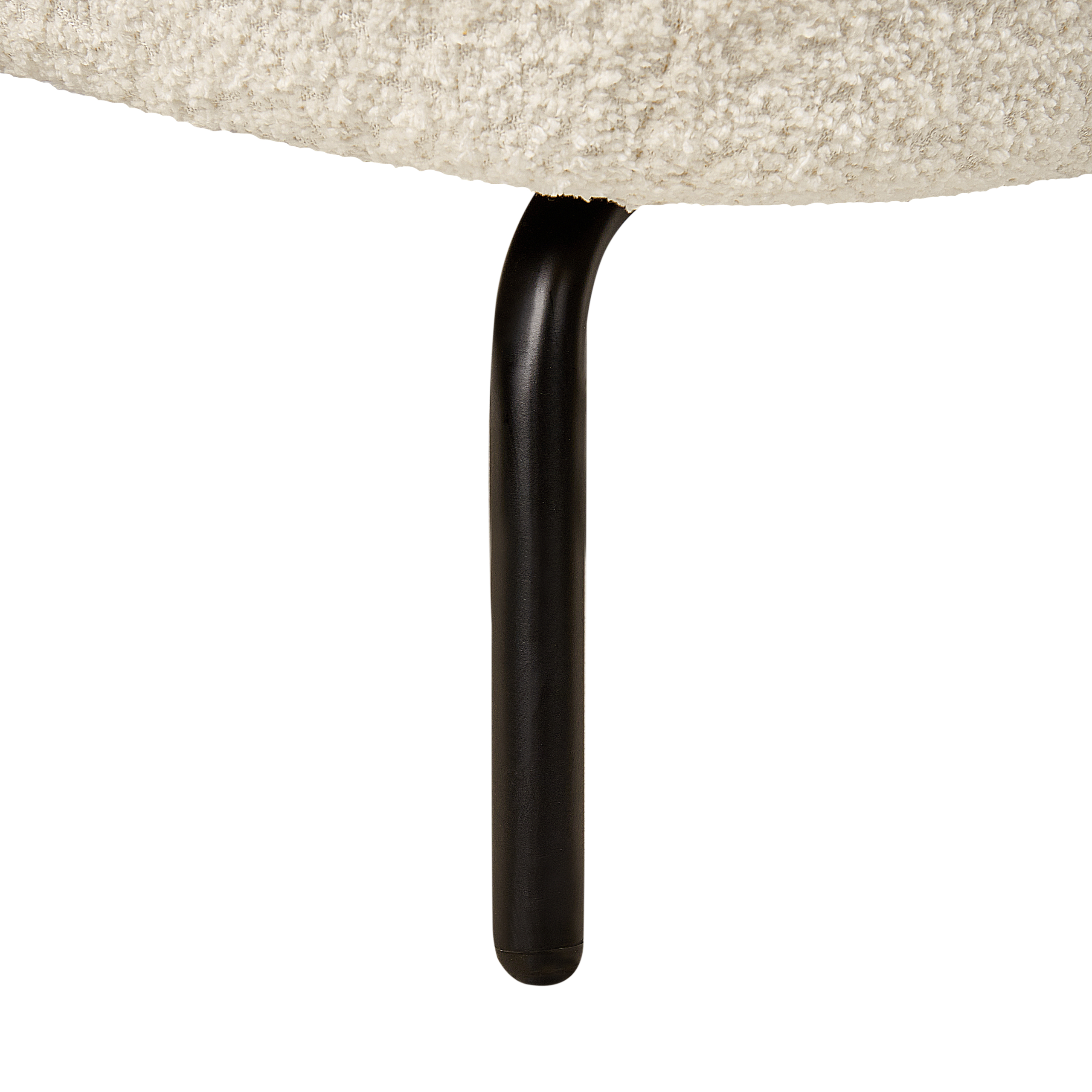 Fotoliu KUMLA Boucle Alb-murdar [8]