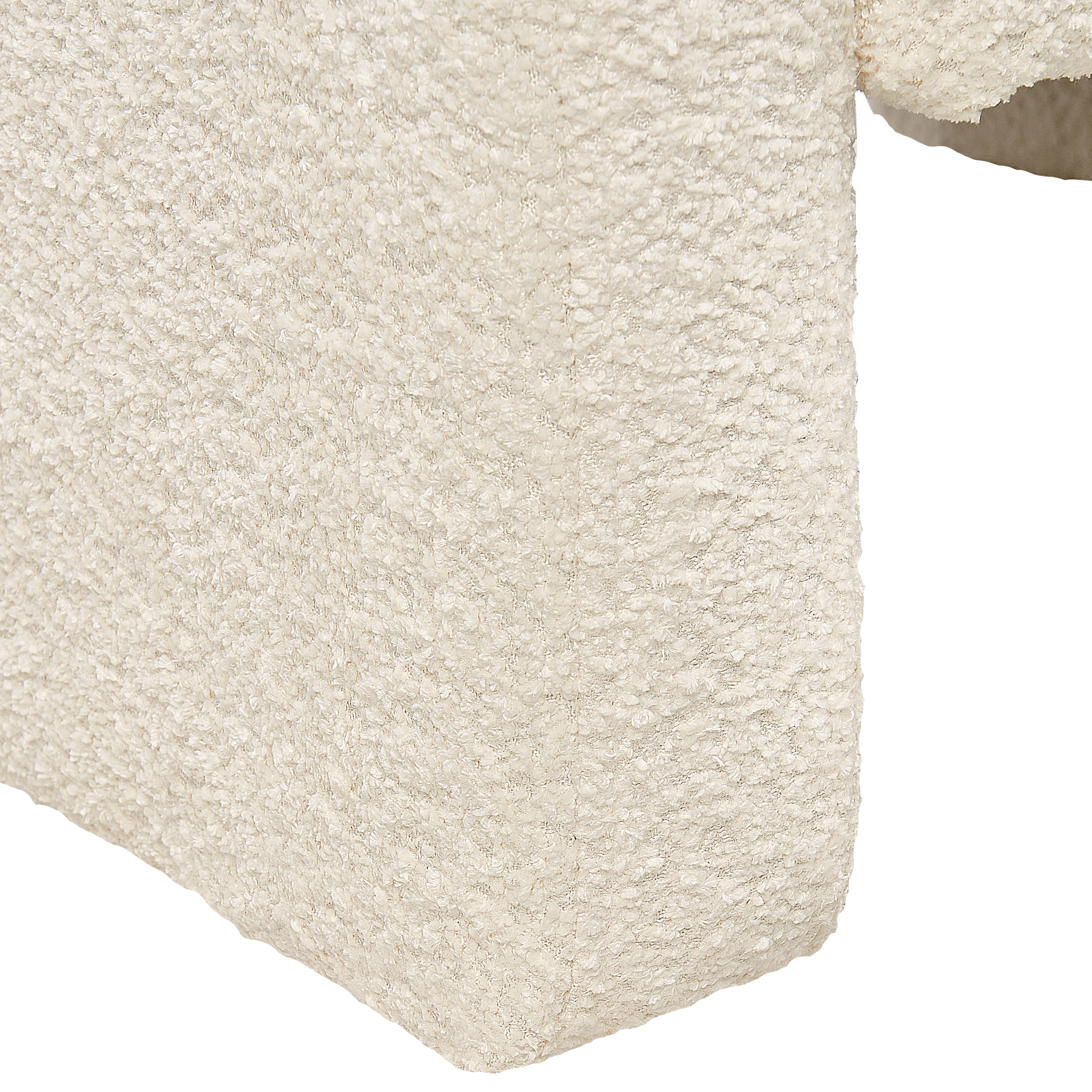 Fotoliu HALLSBERG Boucle Alb-murdar [8]