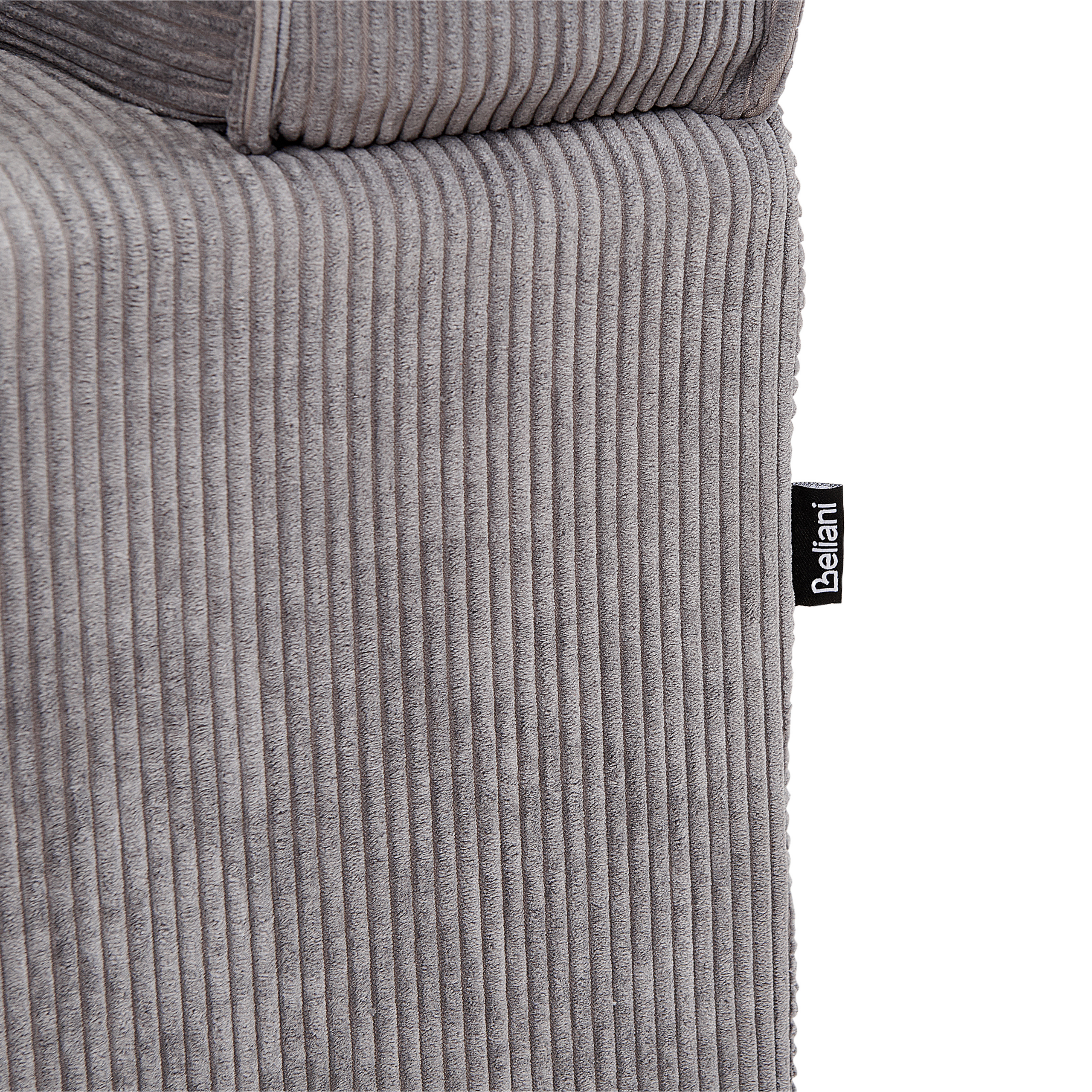 3-seater sofa VISKAN Velour Dark grey [10]