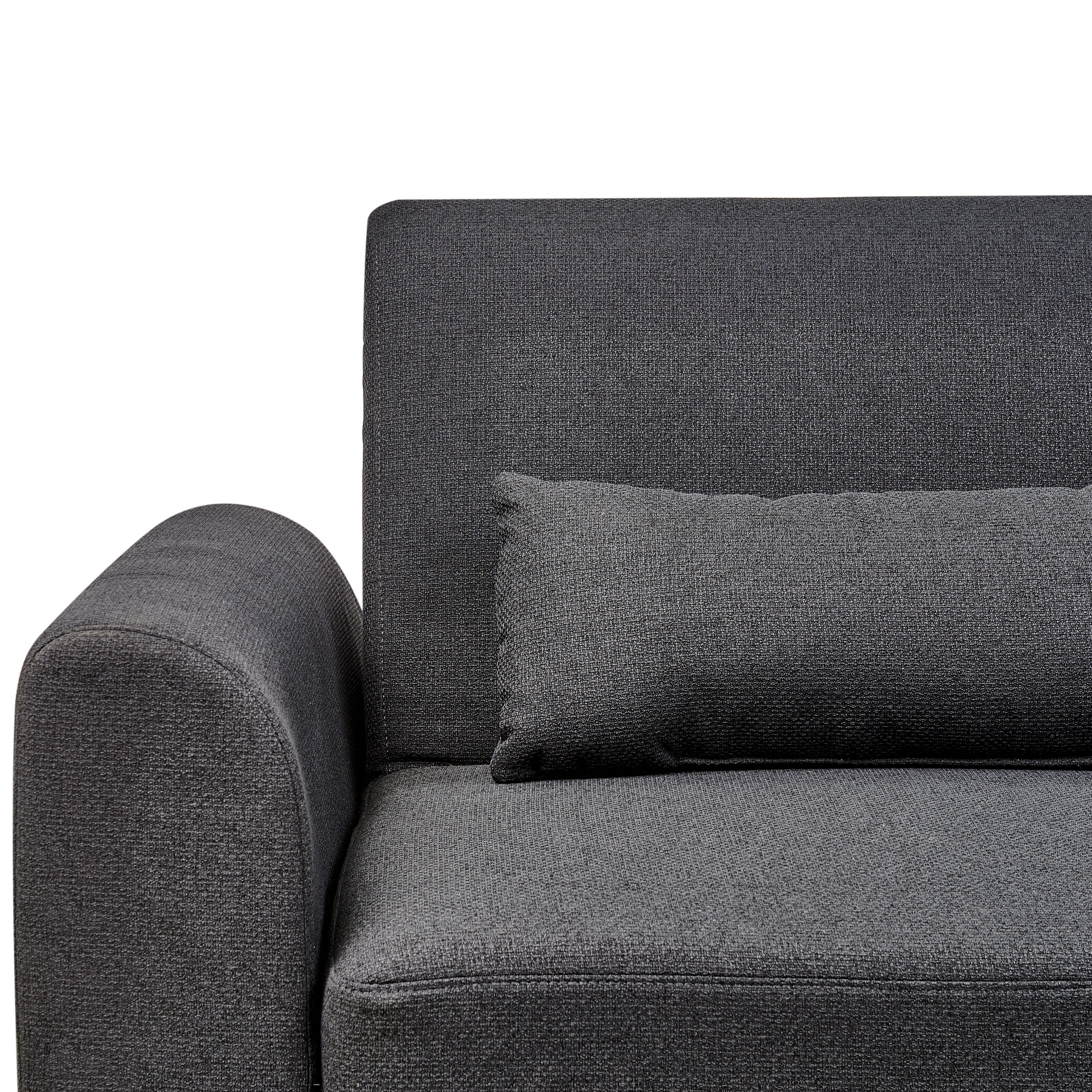 Colțar extensibil cu 3 locuri OLLSTA  Negru Stânga [7]