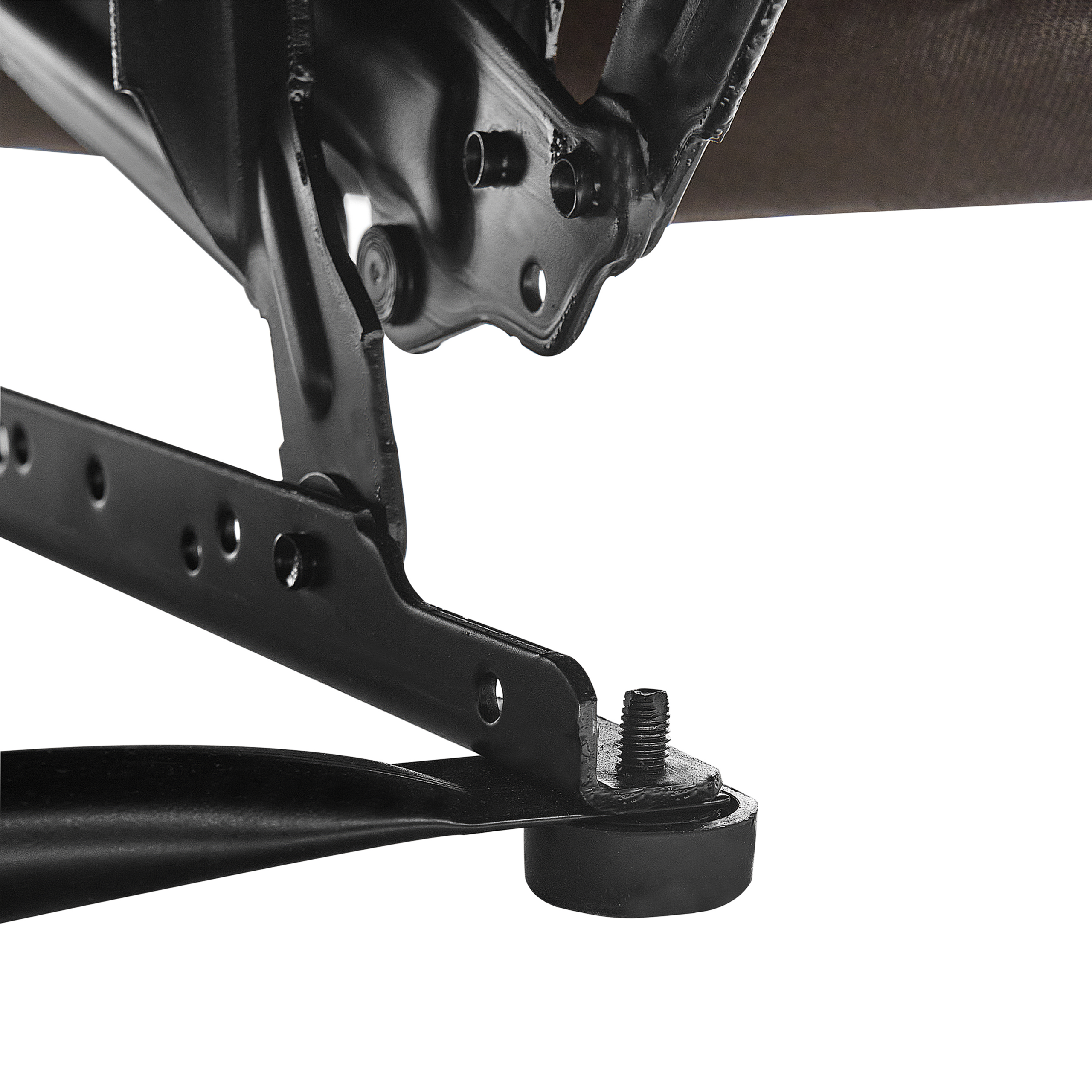 VIRRAT Recliner Armchair Retractable Footrest Eco-leather White [9]